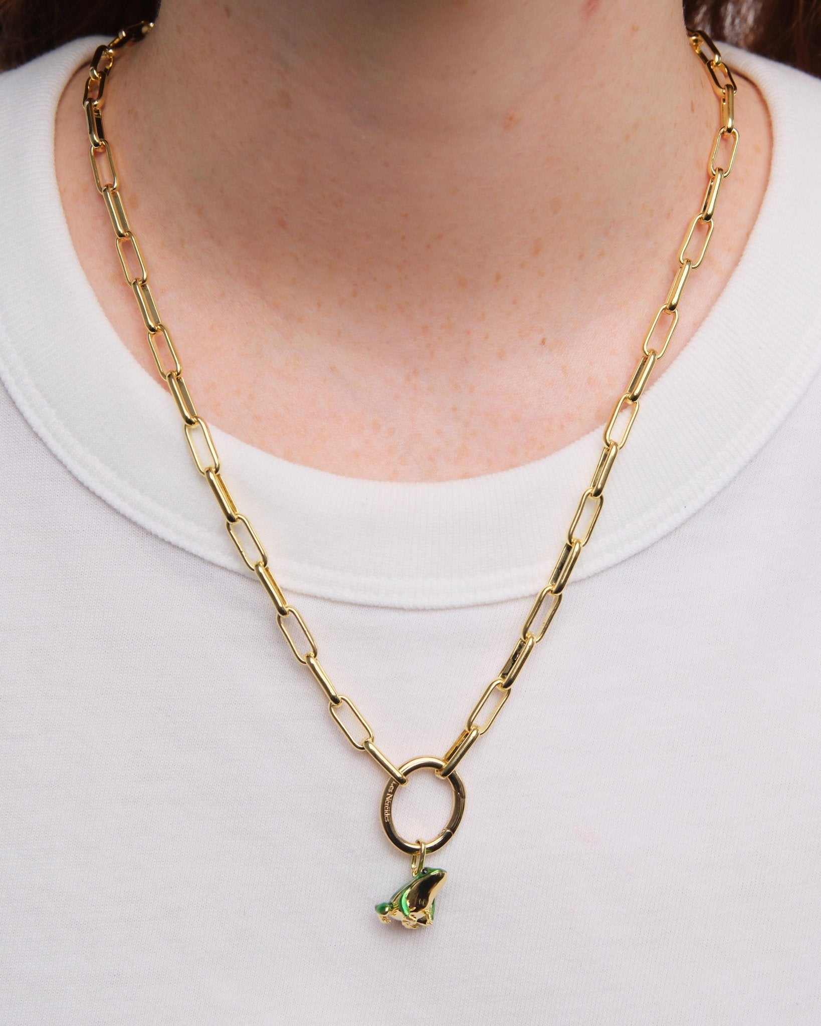 Green Frog Pendant | AUPE4071 - Les Nereides