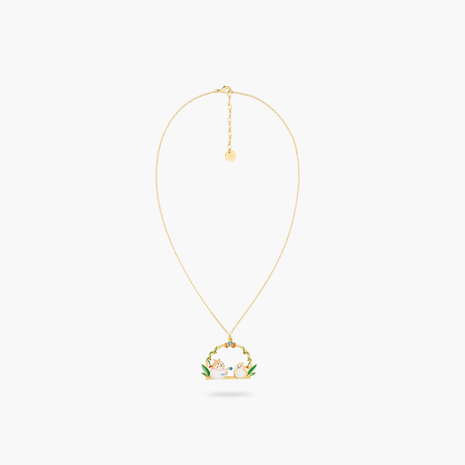 Hamster With A Sweet Tooth Pendant Necklace | ATTO3051 - Les Nereides