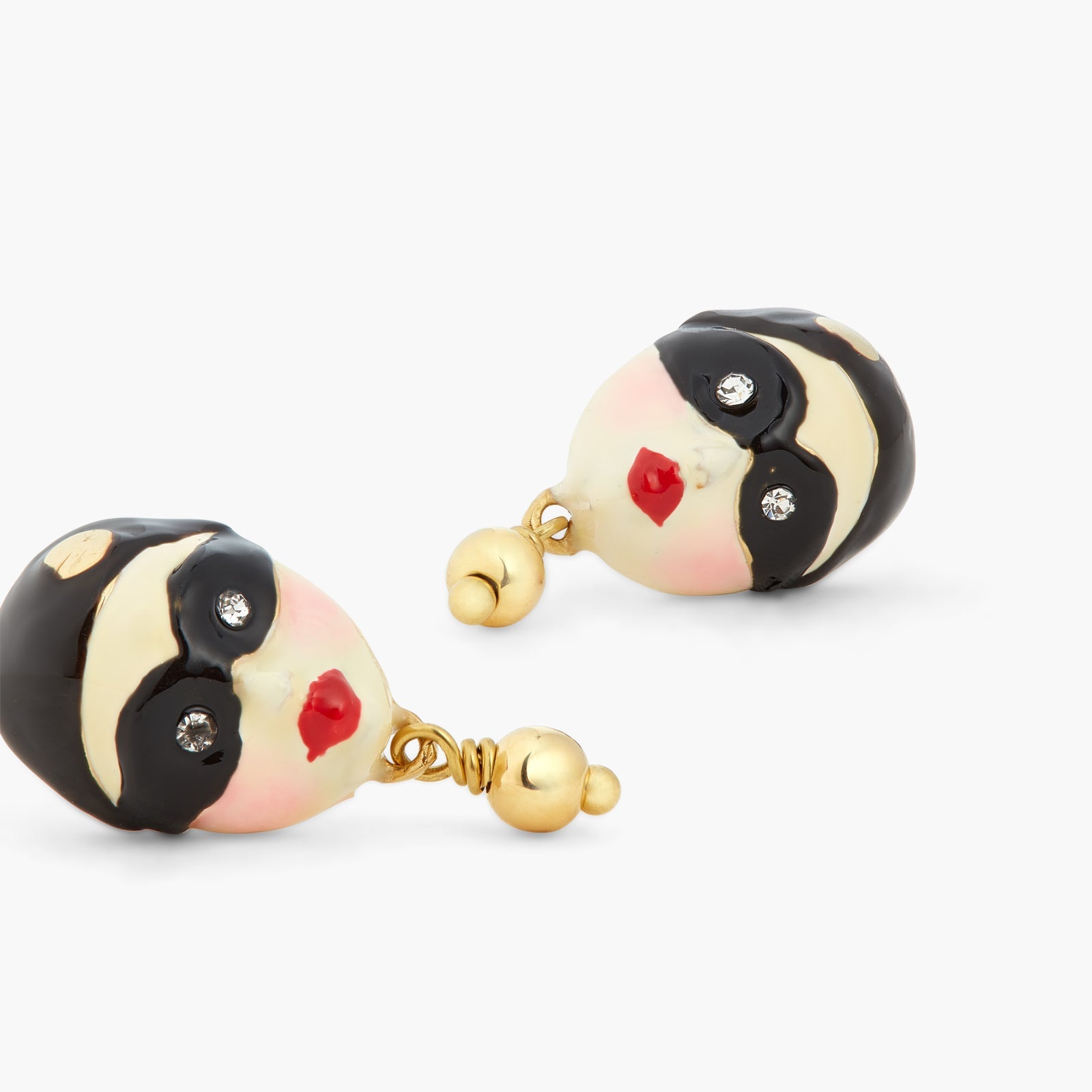 Harlequin Head Earrings | ATVE1041 - Les Nereides