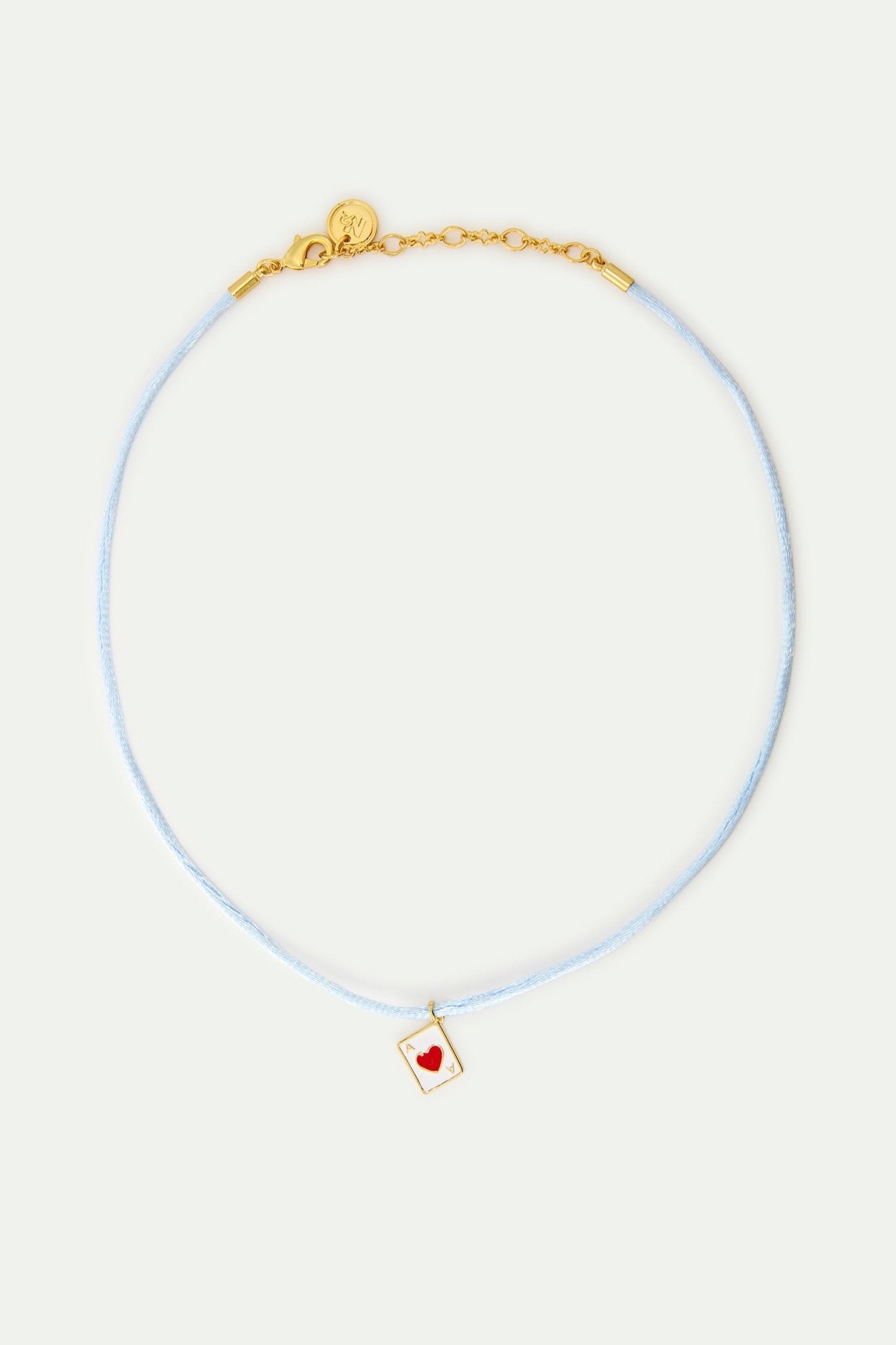 Heart Card Pendant Necklace | AYCN3081 - Les Nereides