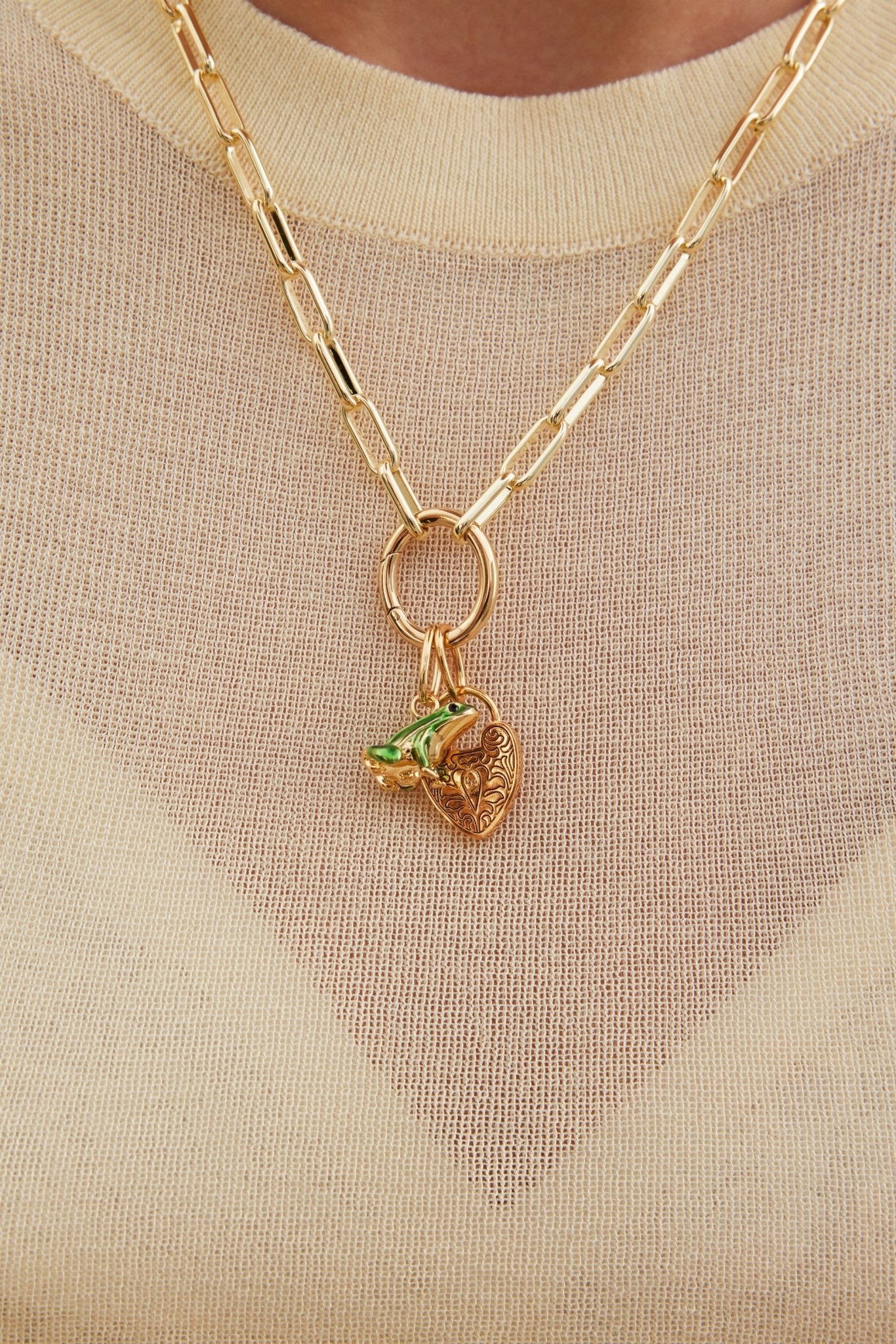 Heart Padlock Pendant, Passion And Devotion | AXPE4201 - Les Nereides