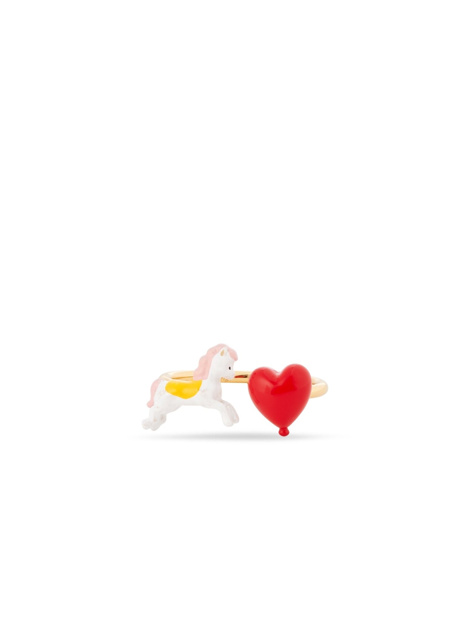 Horse And Heart Adjustable You And Me Ring | AUTO6021 - Les Nereides