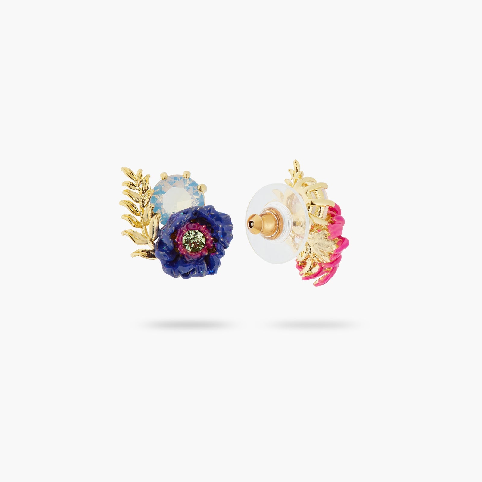Imaginary Flower And Crystal Earrings | ATFI1051 - Les Nereides