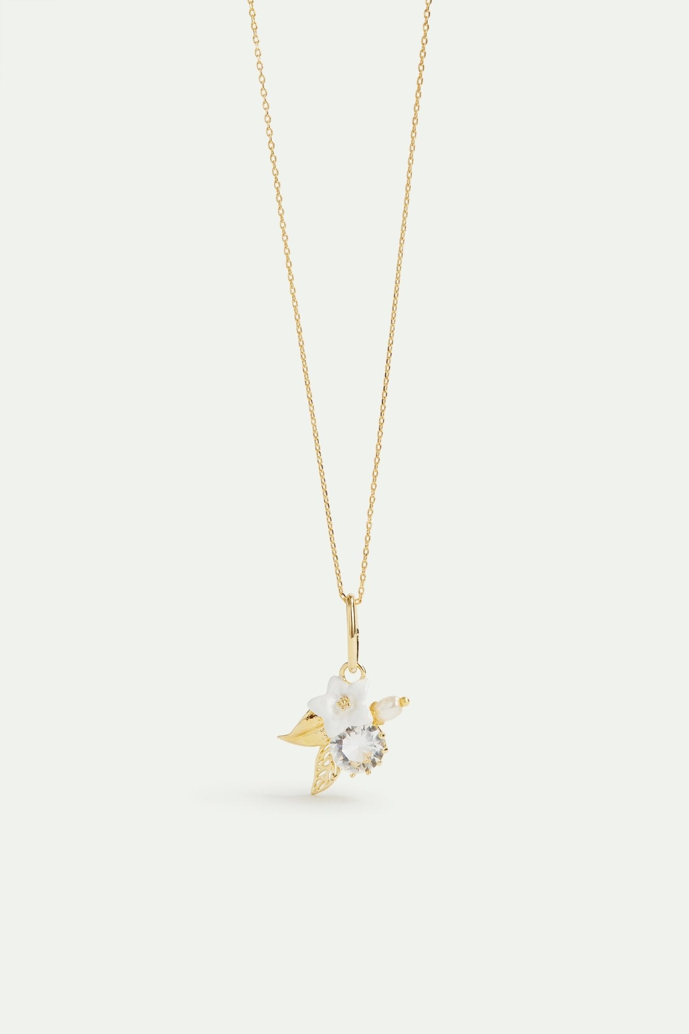 Jasmine Flower Pendant, Voluptuousness And Enchantment | AVPE4431 - Les Nereides