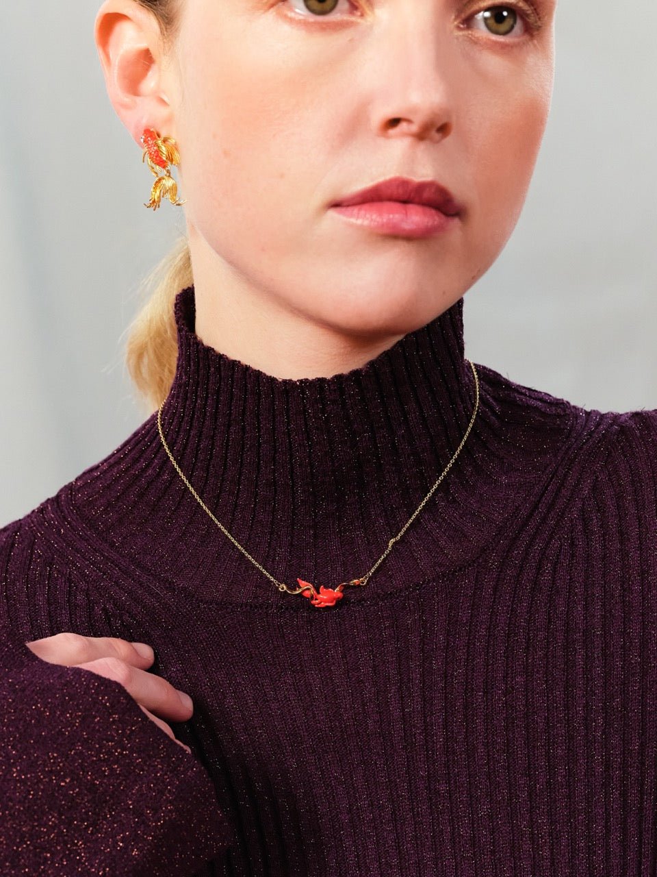Koi fish pendant necklace | ASOS3051 - Les Nereides
