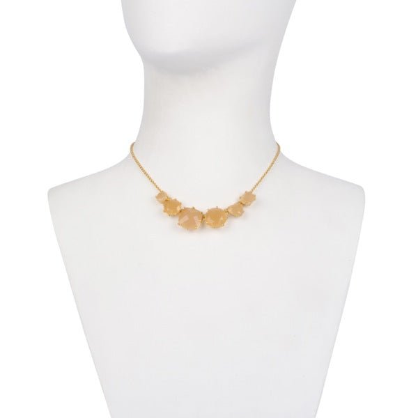 La Diamantine 6 Stones Light Honey Necklace | ZLD3312 - Les Nereides