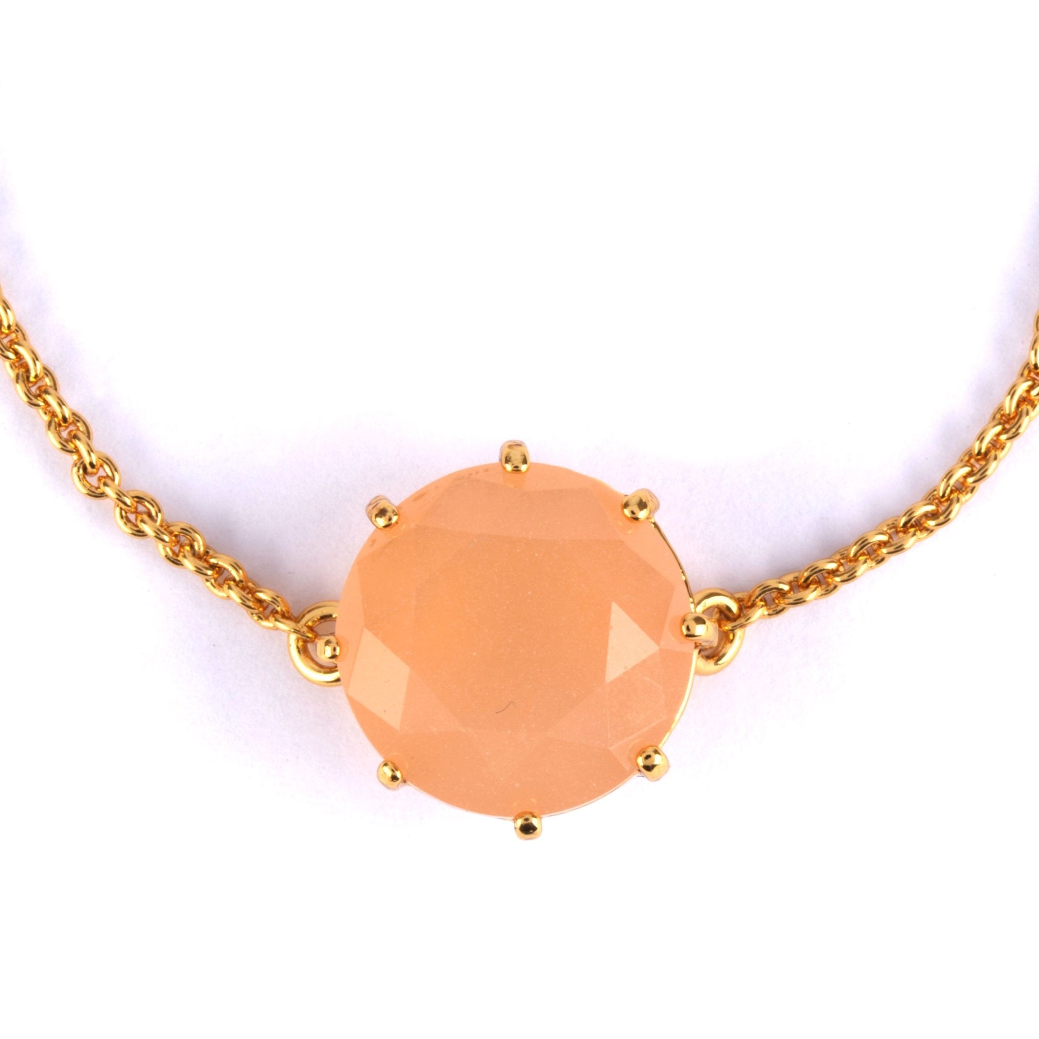La Diamantine Round Stone Light Honey Bracelet | ZLD2022 - Les Nereides