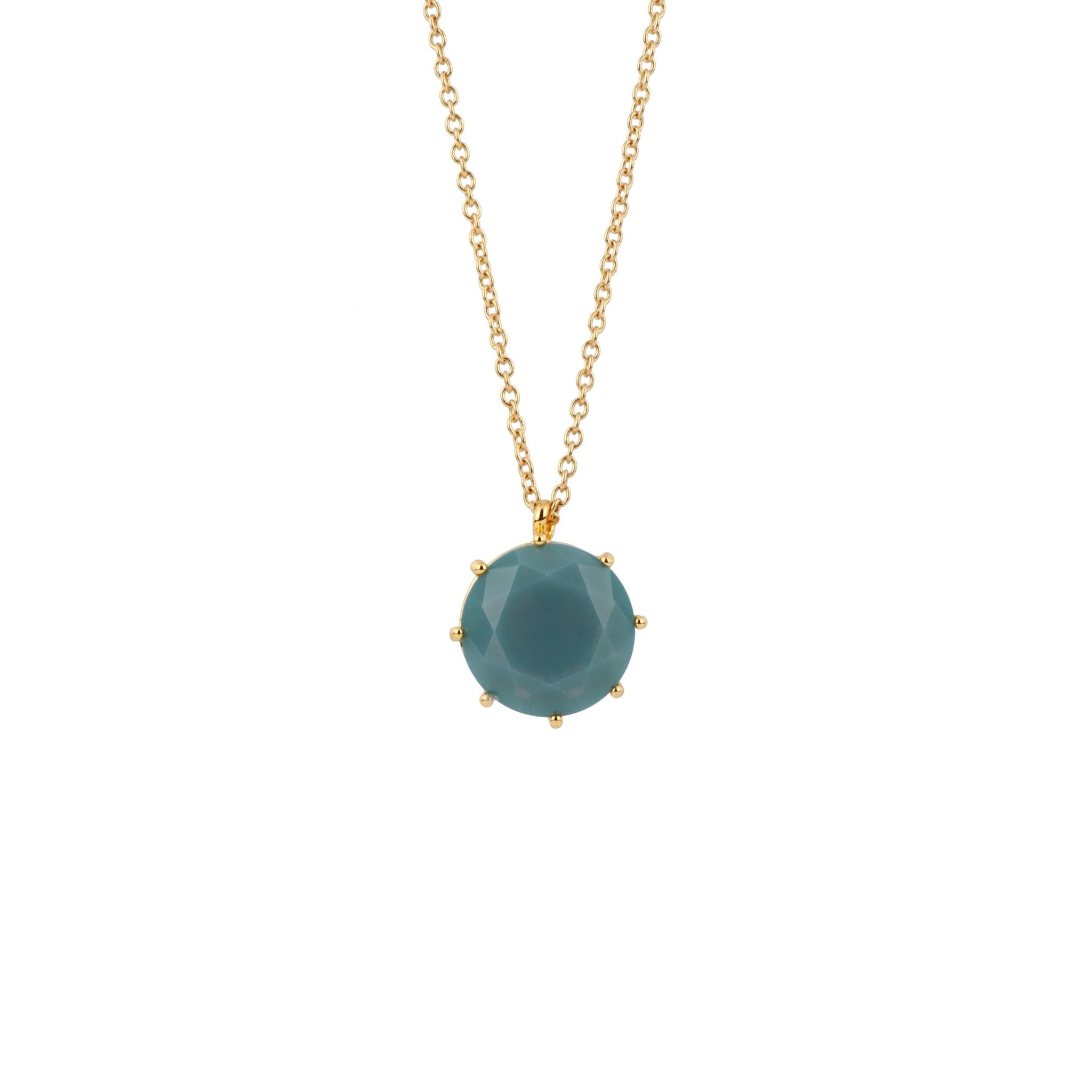 La Diamantine Round Stone Necklace | ADLD3331 - Les Nereides