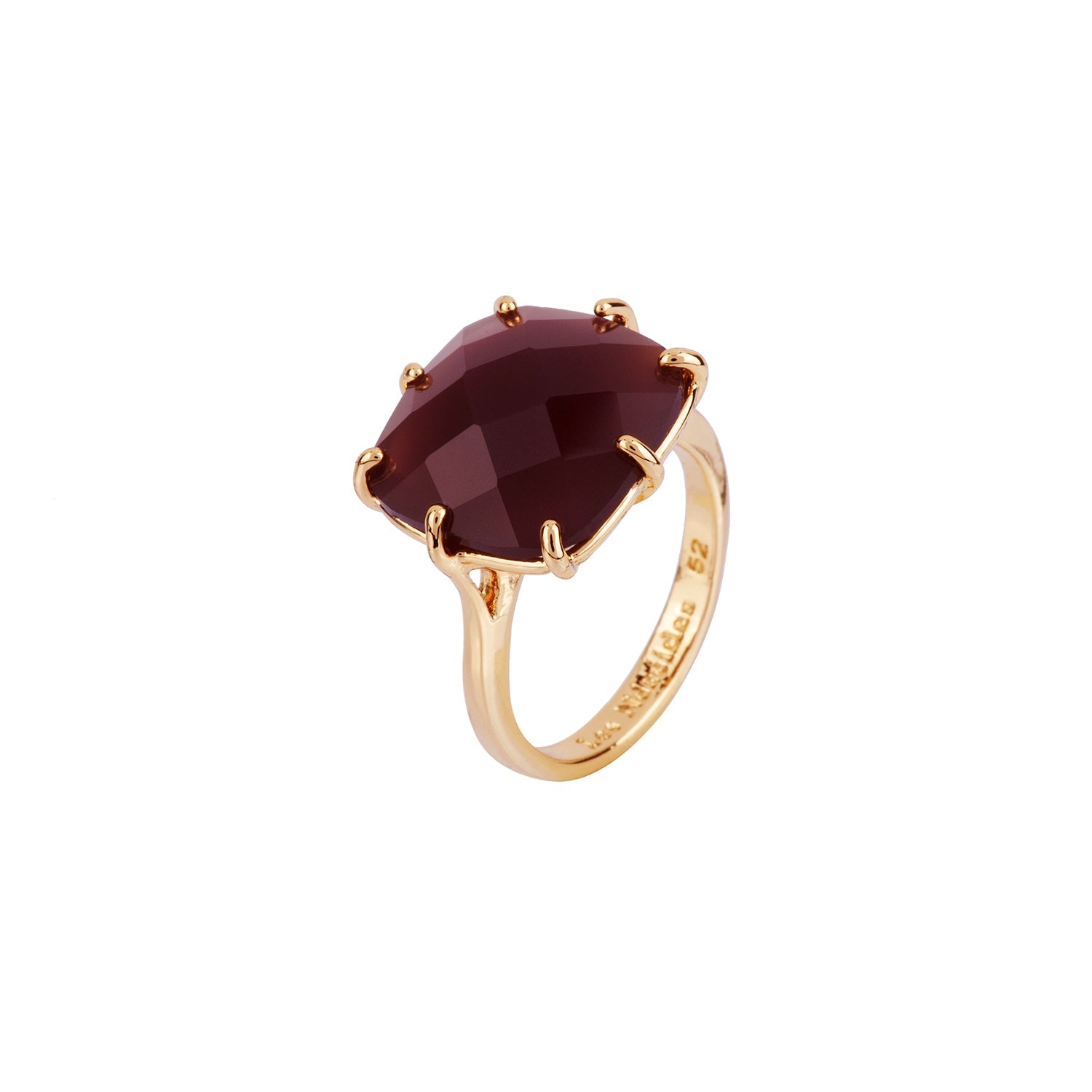 La Diamantine Square Stone Aurore Purple Rings | ACLD602/11 - Les Nereides