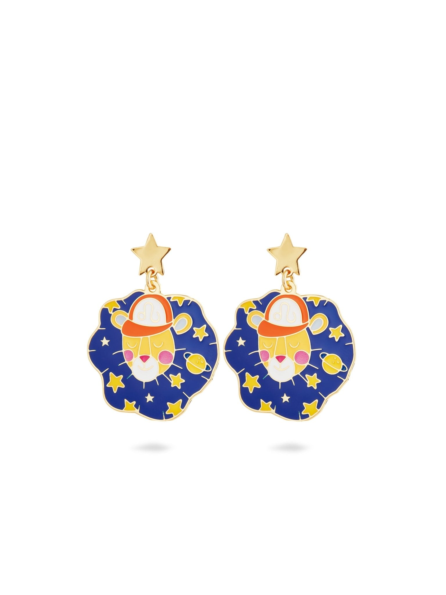 Leo Astrological Sign Earrings | AUSA1051 - Les Nereides