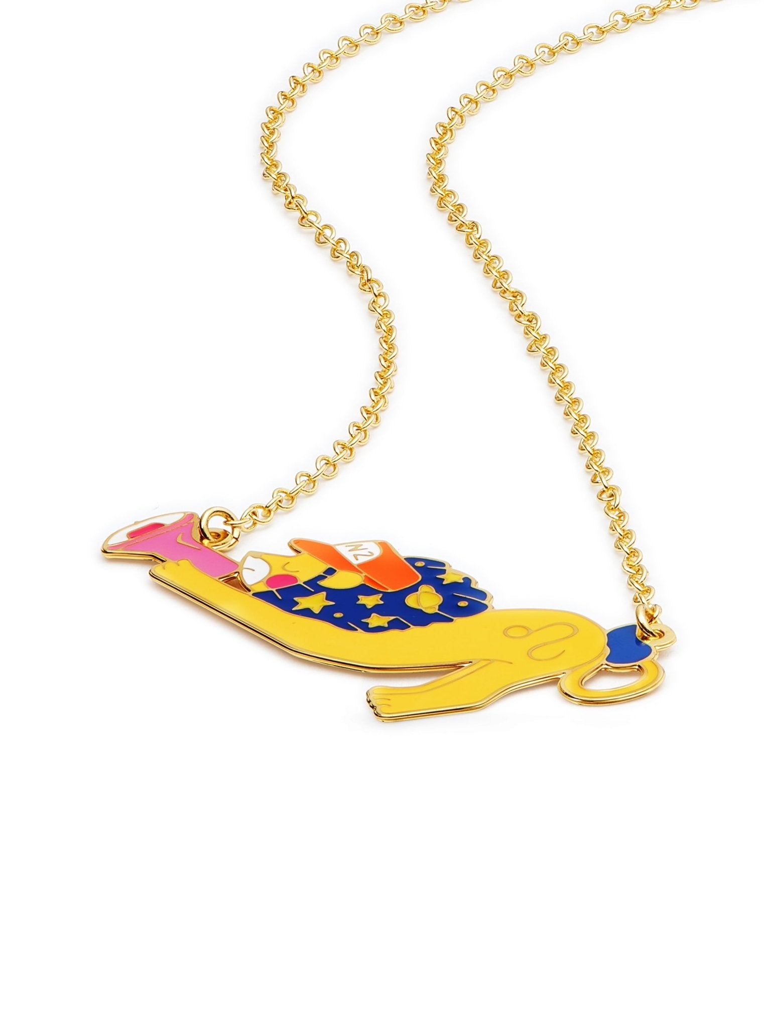 Leo Astrological Sign Pendant Necklace | AUSA3051 - Les Nereides