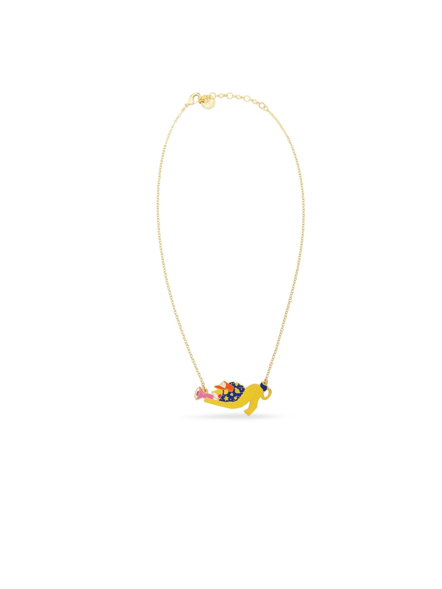 Leo Astrological Sign Pendant Necklace | AUSA3051 - Les Nereides
