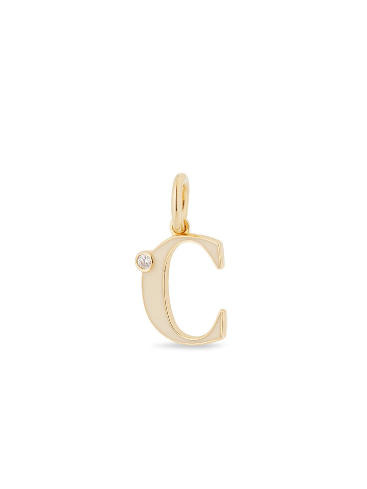 Letter C Pendant Necklace | AUAB3031 - Les Nereides