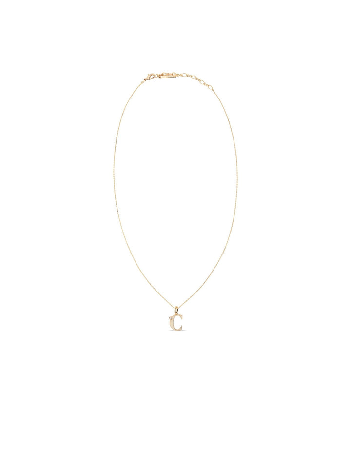 Letter C Pendant Necklace | AUAB3031 - Les Nereides