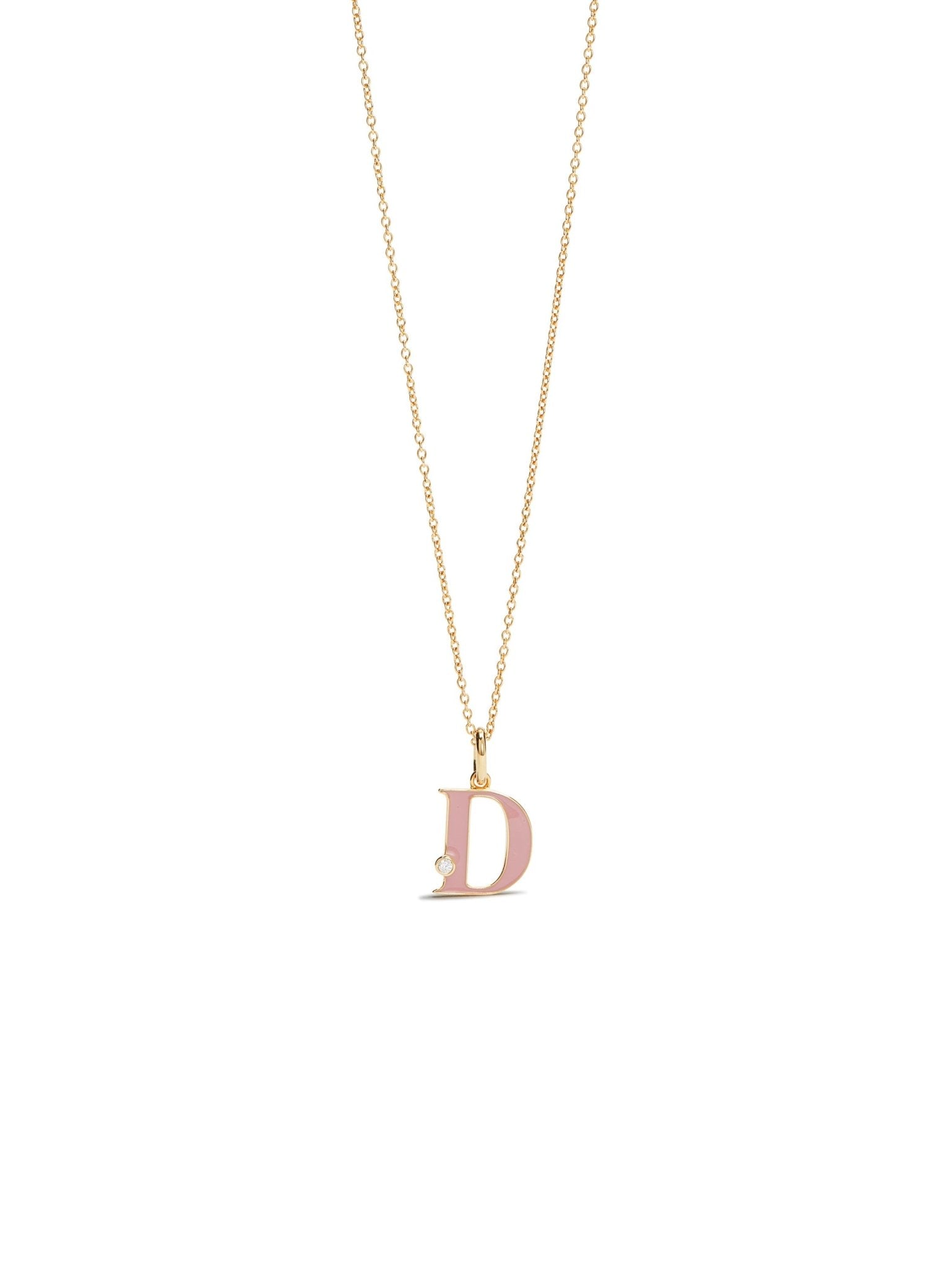 Letter D Pendant Necklace | AUAB3041 - Les Nereides