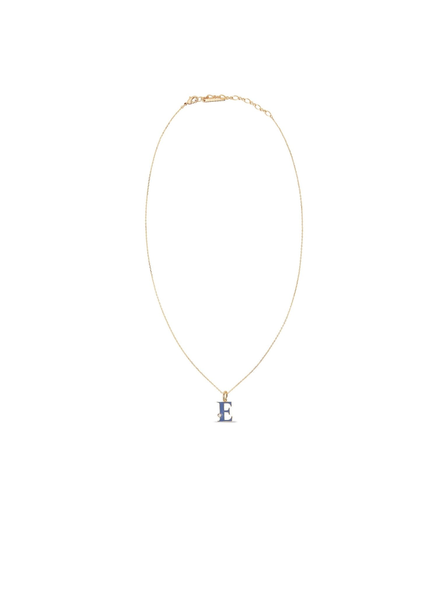 Letter E Pendant Necklace | AUAB3051 - Les Nereides