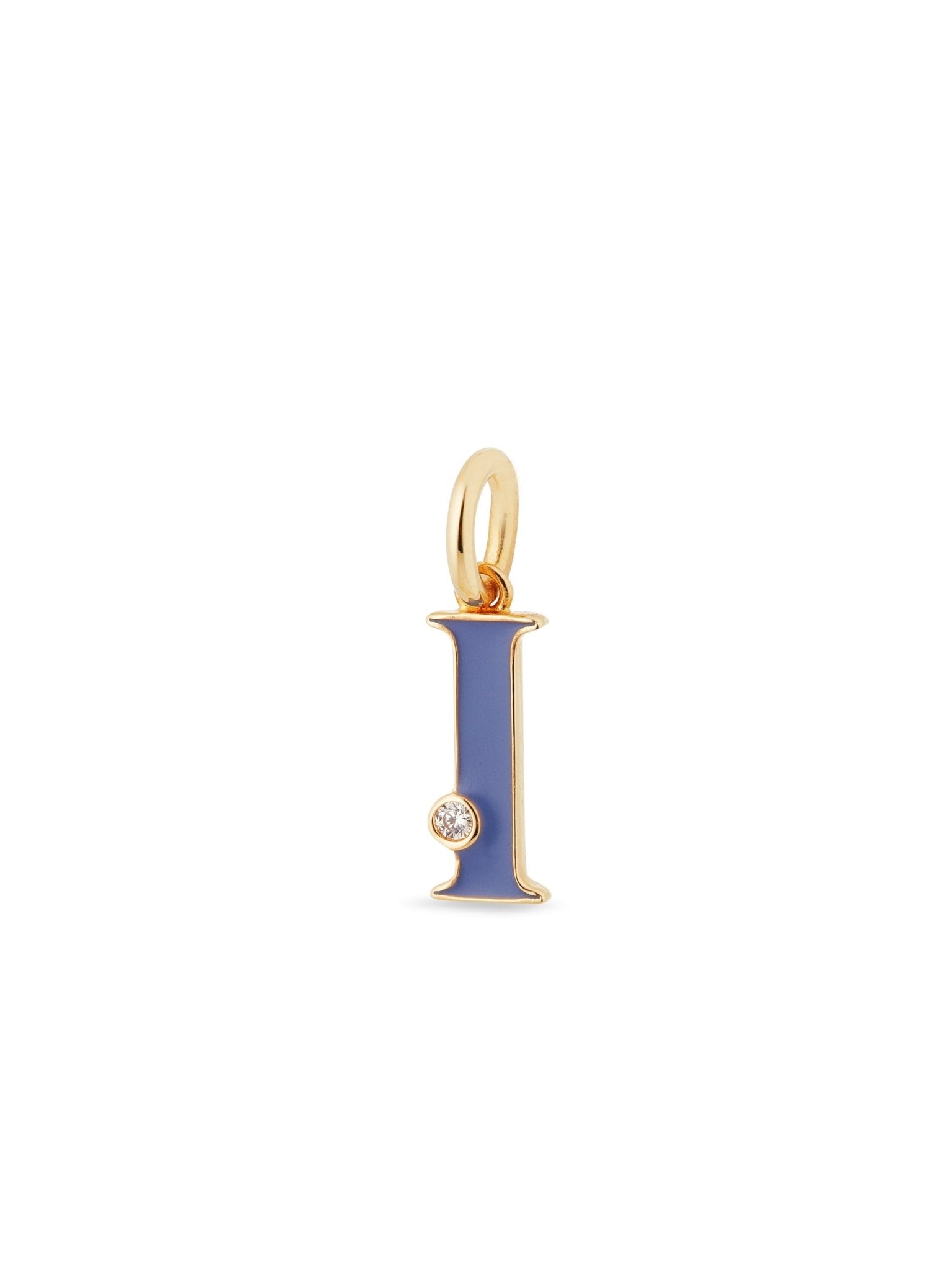 Letter I Pendant Necklace | AUAB3091 - Les Nereides