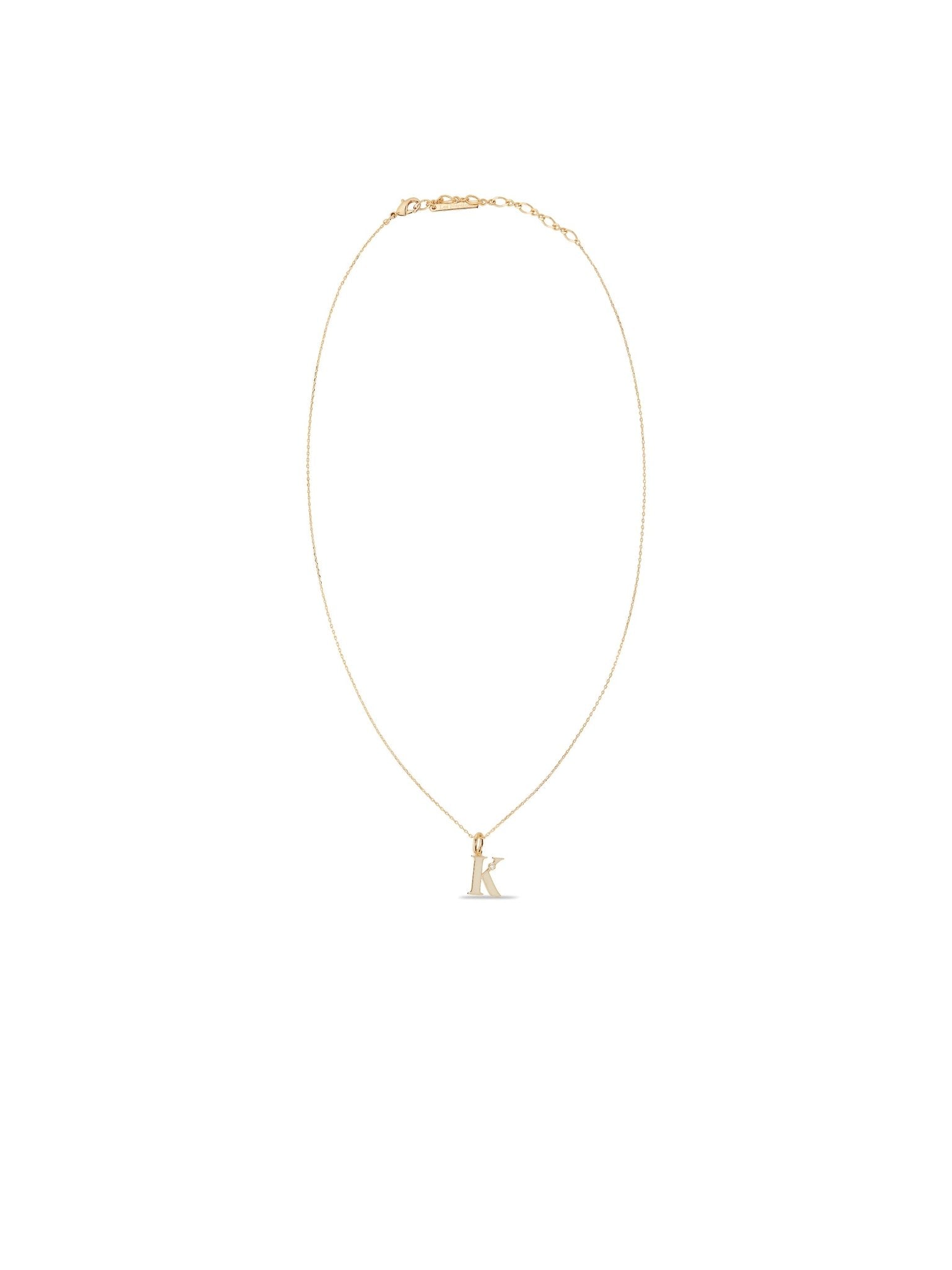 Letter K Pendant Necklace | AUAB3111 - Les Nereides