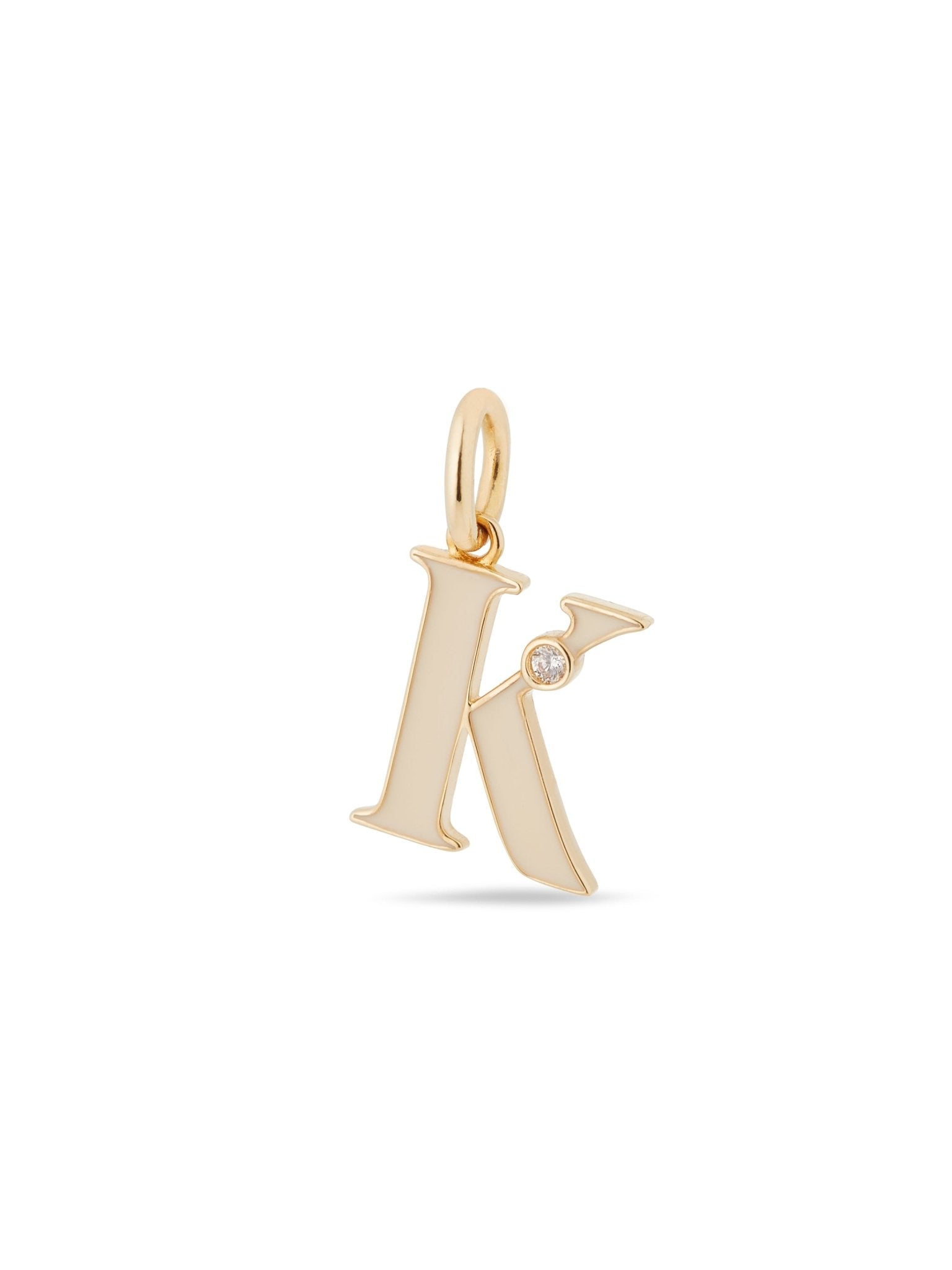 Letter K Pendant Necklace | AUAB3111 - Les Nereides