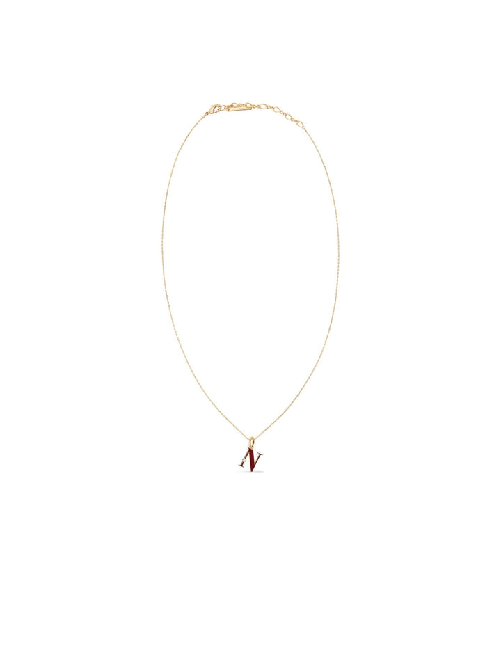 Letter N Pendant Necklace | AUAB3141 - Les Nereides
