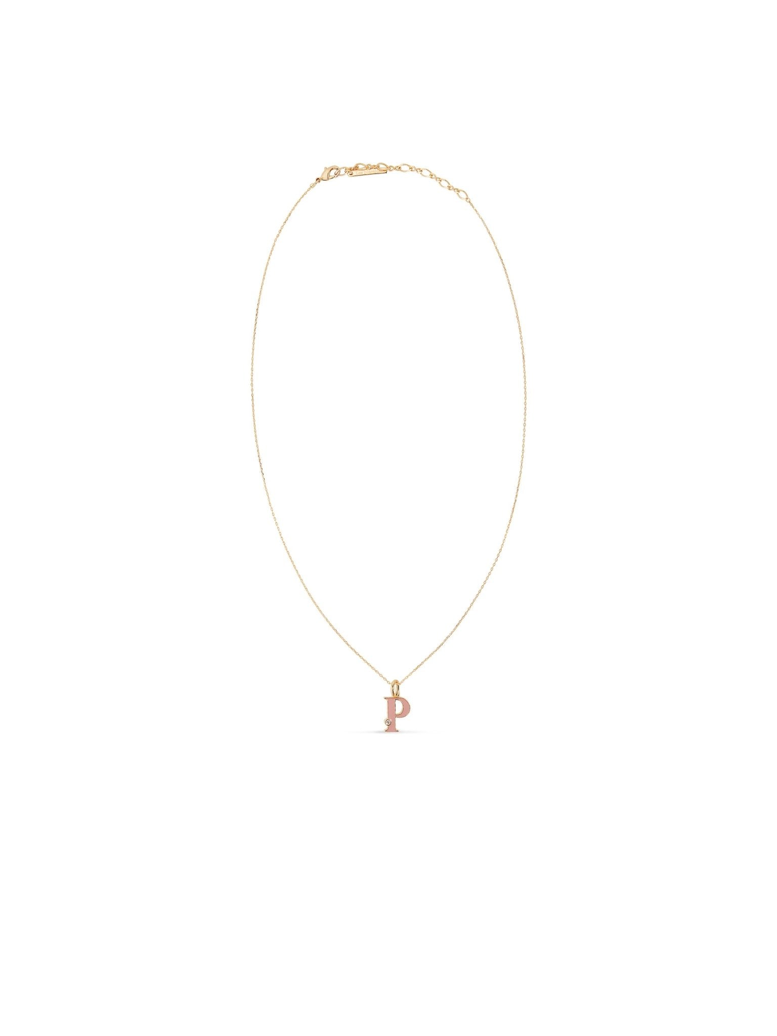 Letter P Pendant Necklace | AUAB3161 - Les Nereides