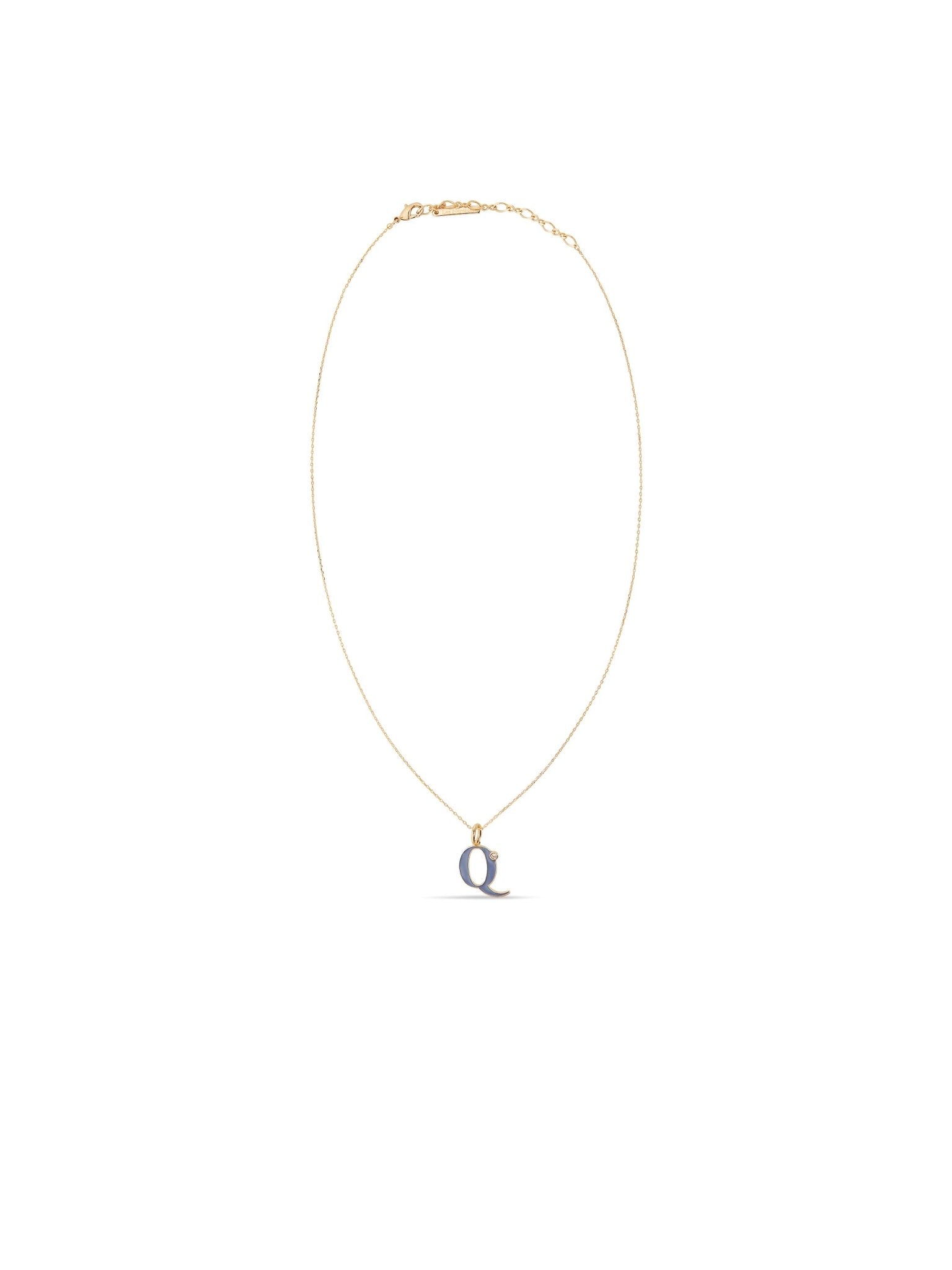 Letter Q Pendant Necklace | AUAB3171 - Les Nereides