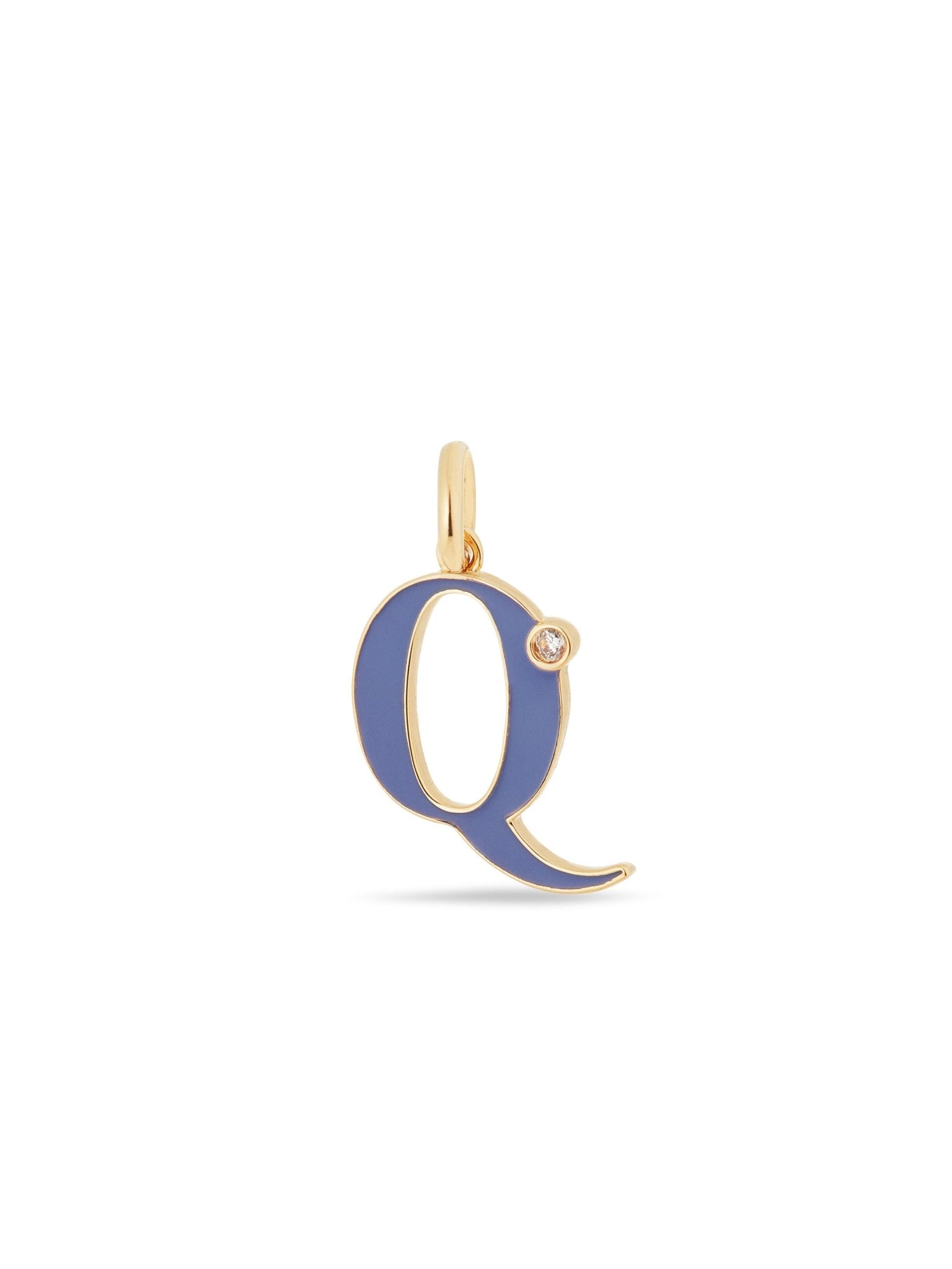 Letter Q Pendant Necklace | AUAB3171 - Les Nereides