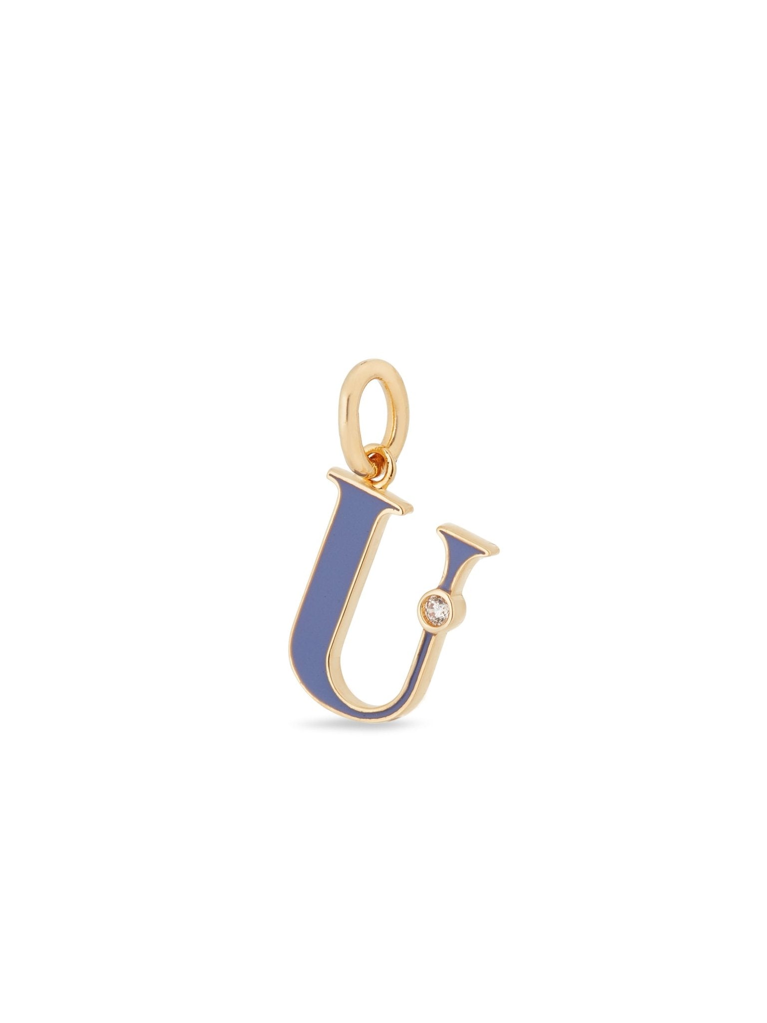 Letter U Pendant Necklace | AUAB3211 - Les Nereides