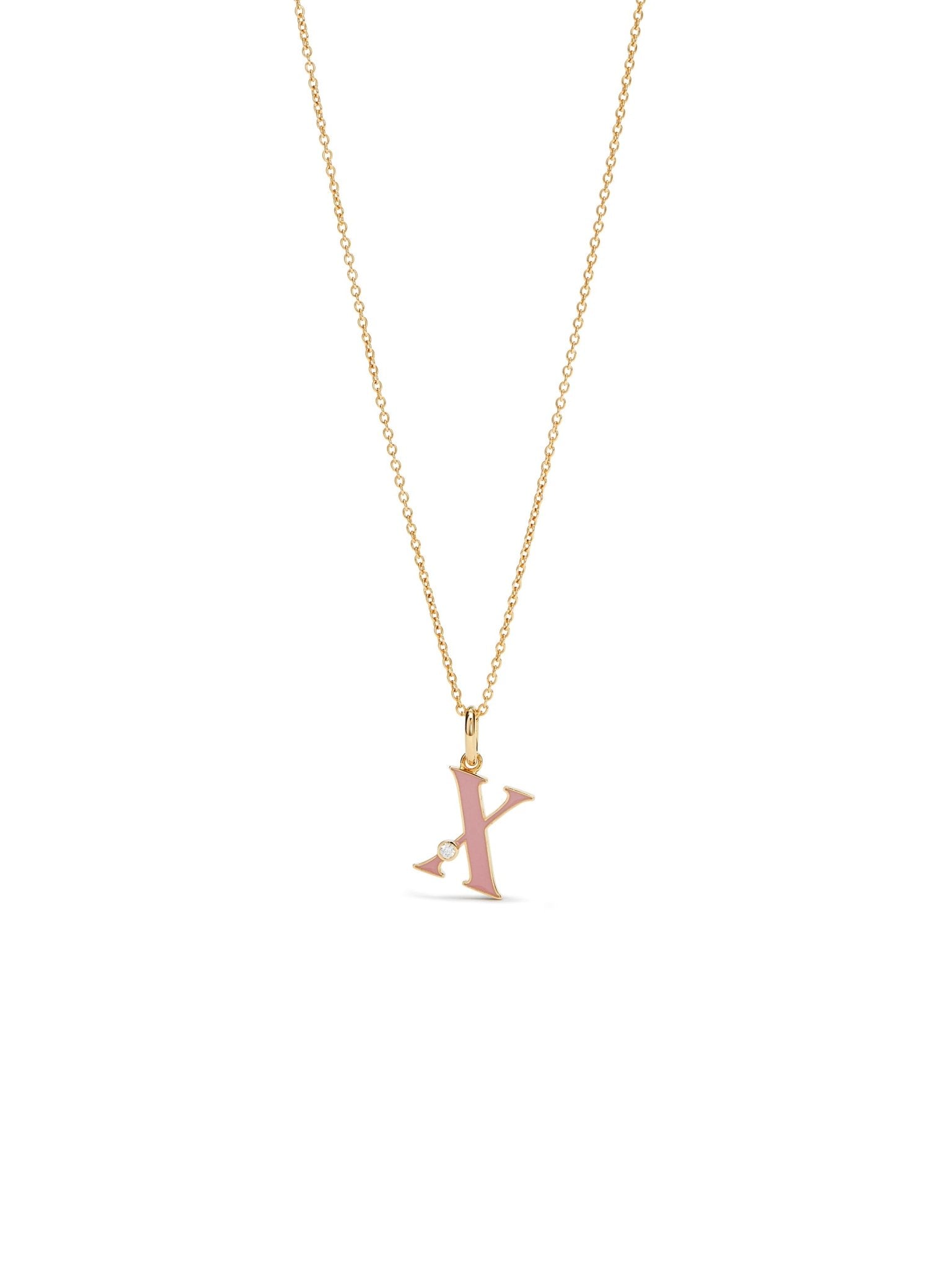 Letter X Pendant Necklace | AUAB3241 - Les Nereides