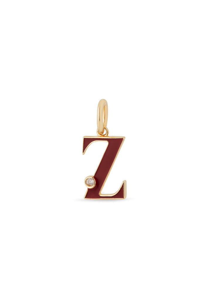 Letter Z Pendant Necklace | AUAB3261 - Les Nereides