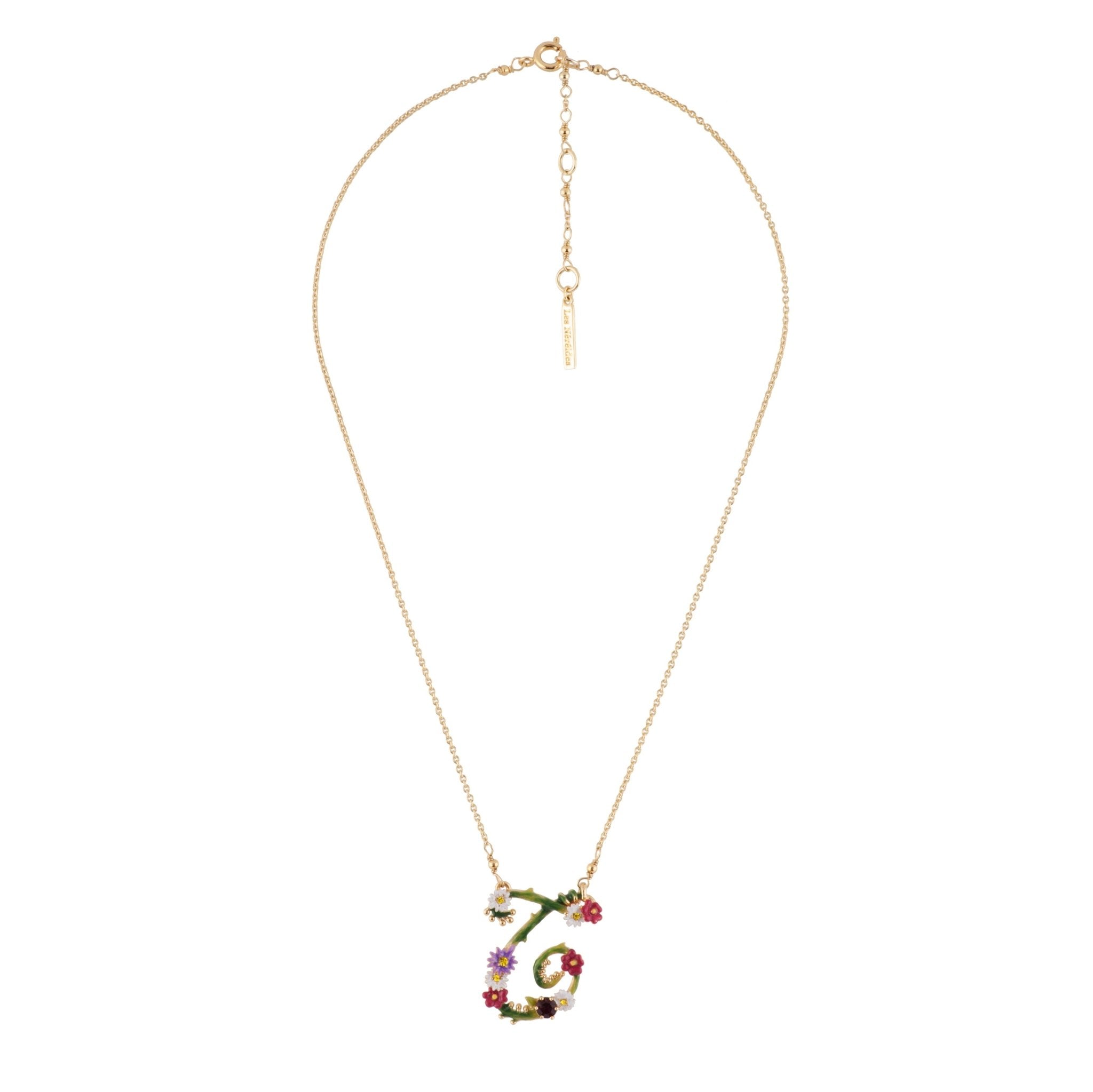 Lettres Florales Letter T Necklace | AELF3201 - Les Nereides