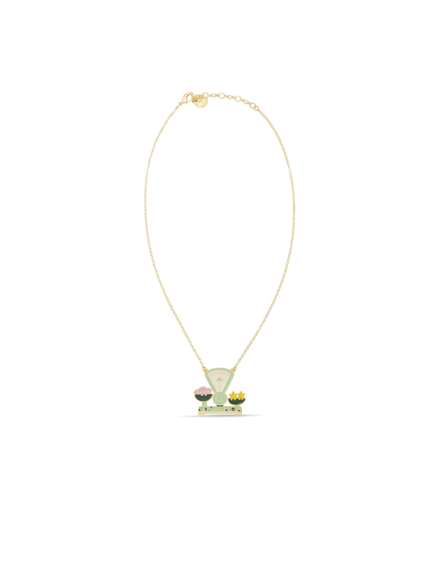 Libra Astrological Sign Pendant Necklace | AUSA3071 - Les Nereides