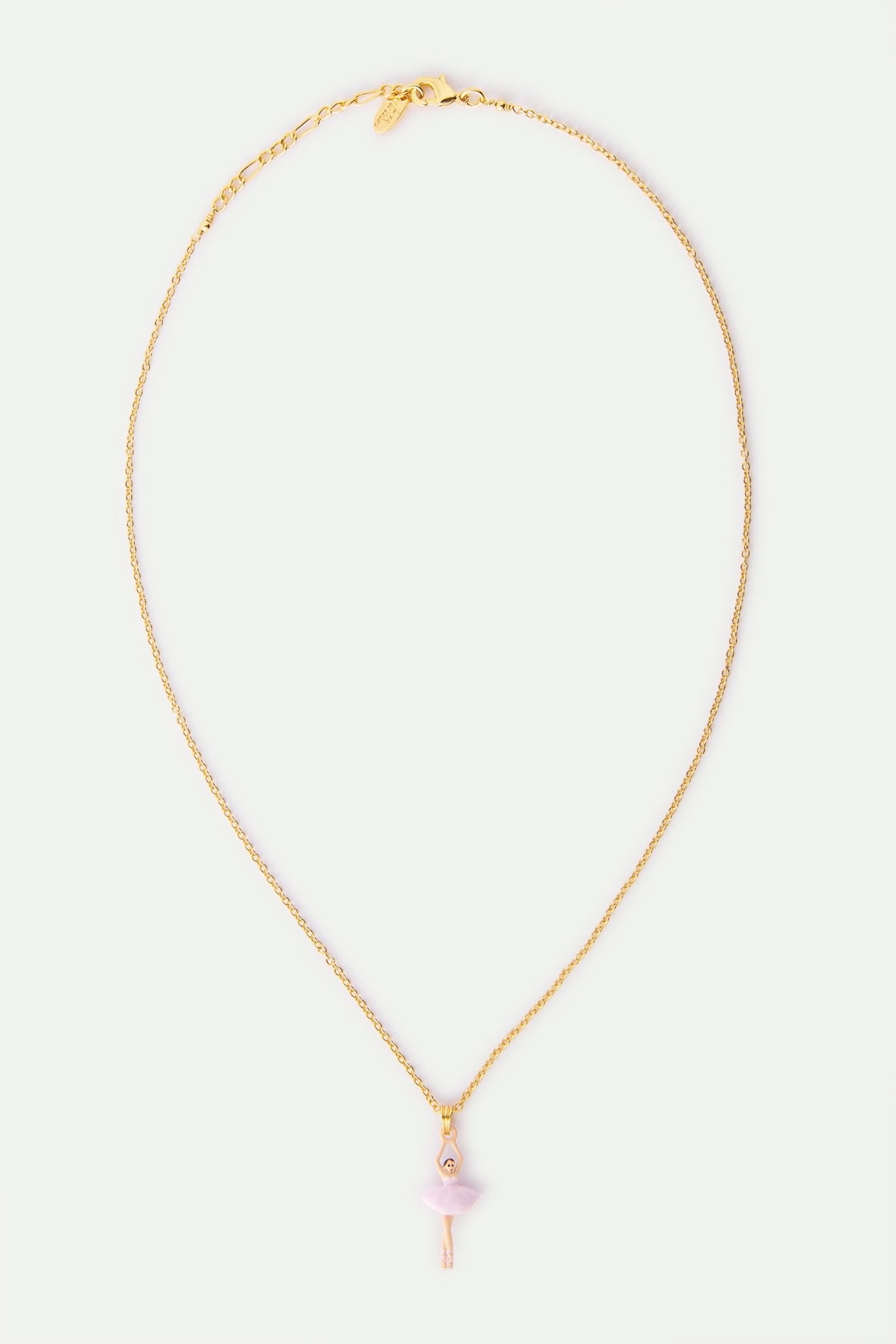 Light Pink Ballerina And Cristal Necklace | AXMDD3011 - Les Nereides