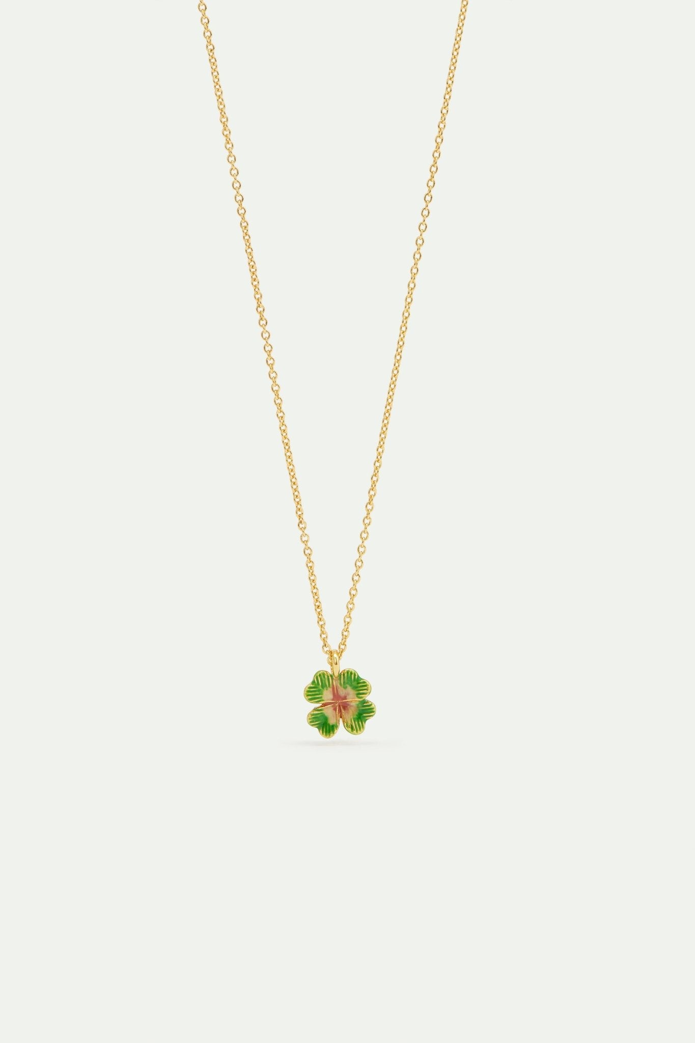 Four-Leaf Clover Pendant Necklace | Les Néréides