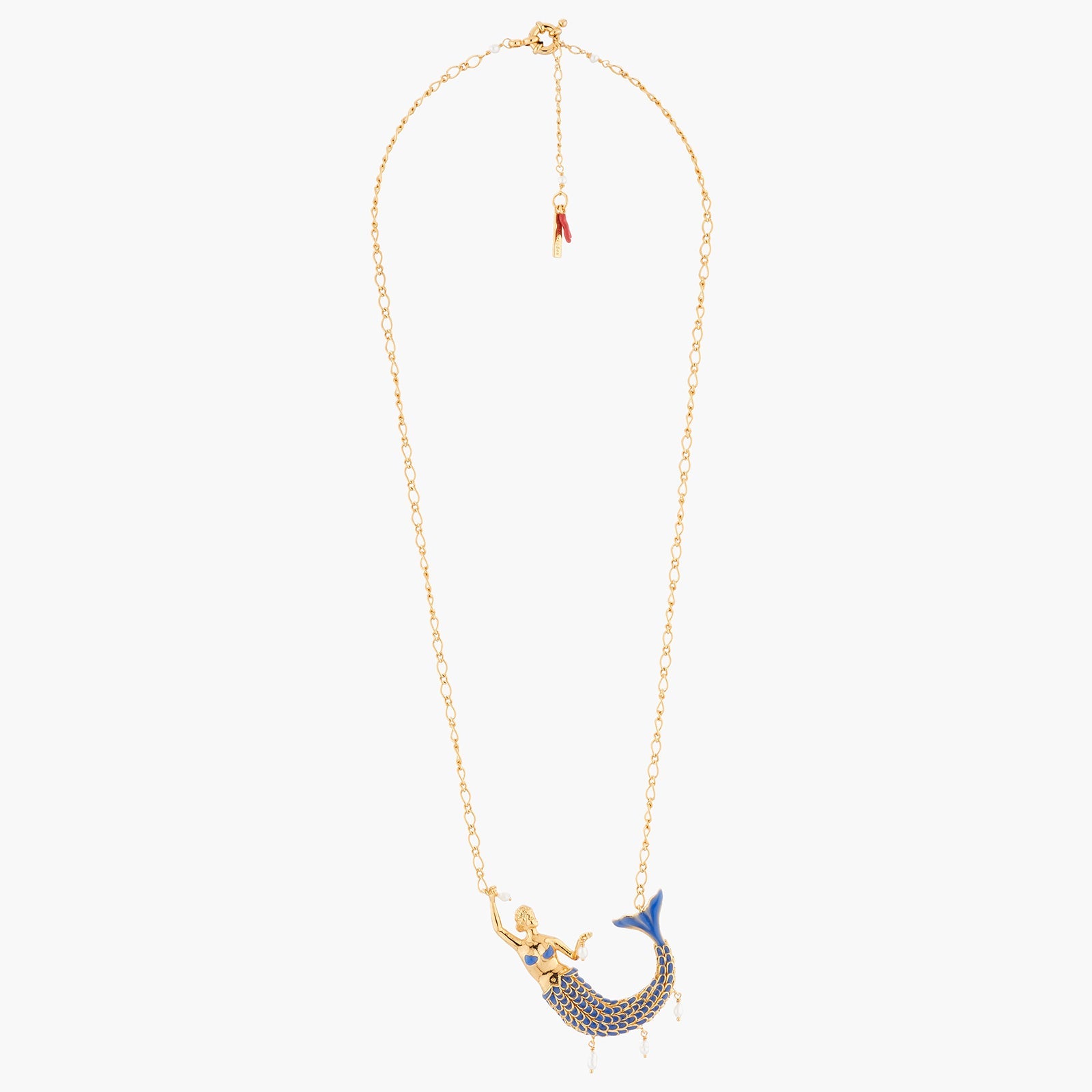 Mermaid And Freshwater Pearls Collar Necklace | AKTT301 - Les Nereides