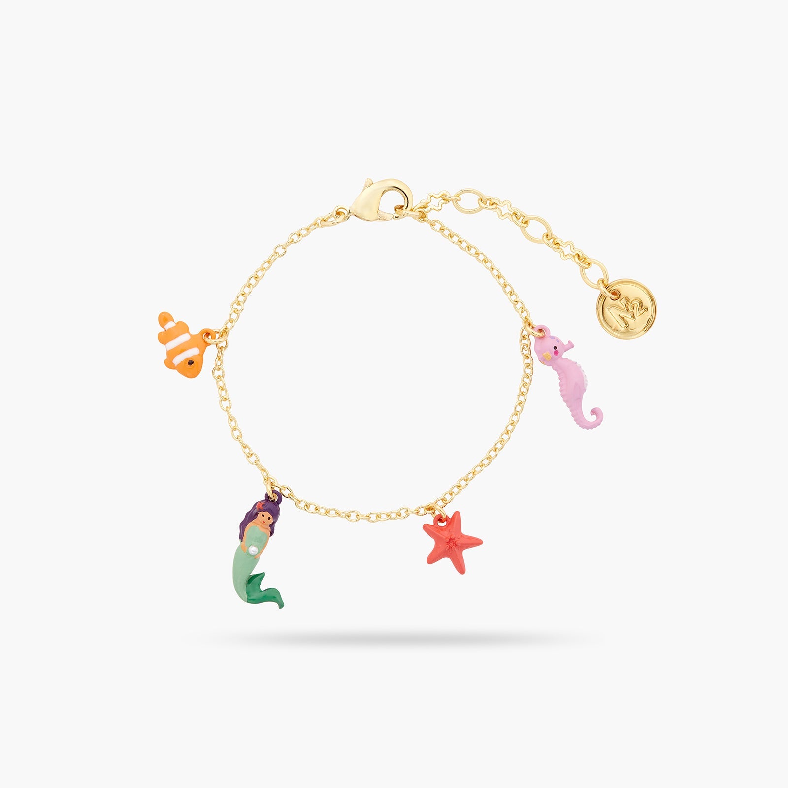 Mermaid And Marine Animal Charm Bracelet | ATOC2011 - Les Nereides