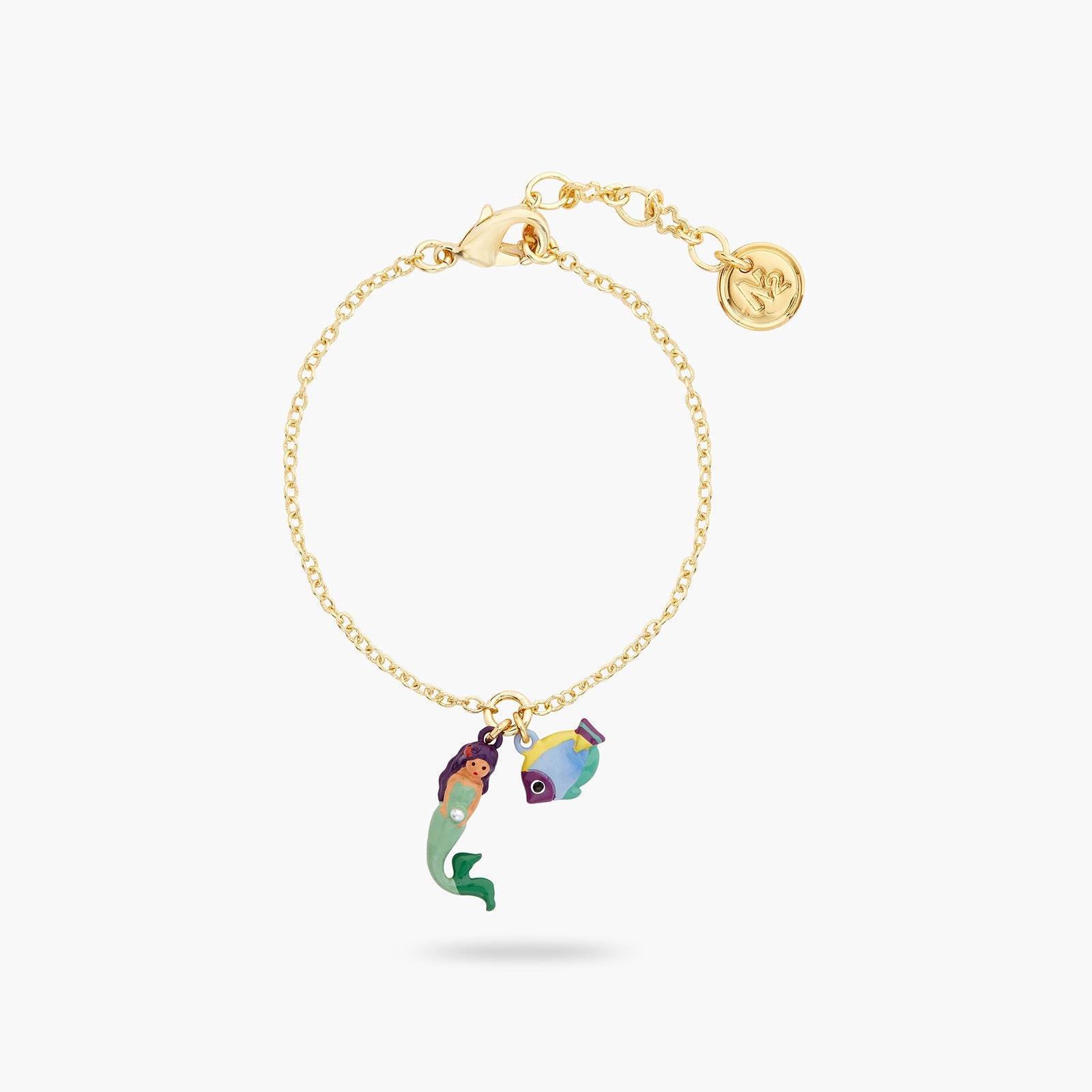 Mermaid And Tropical Fish Charm Bracelet | ATOC2021 - Les Nereides