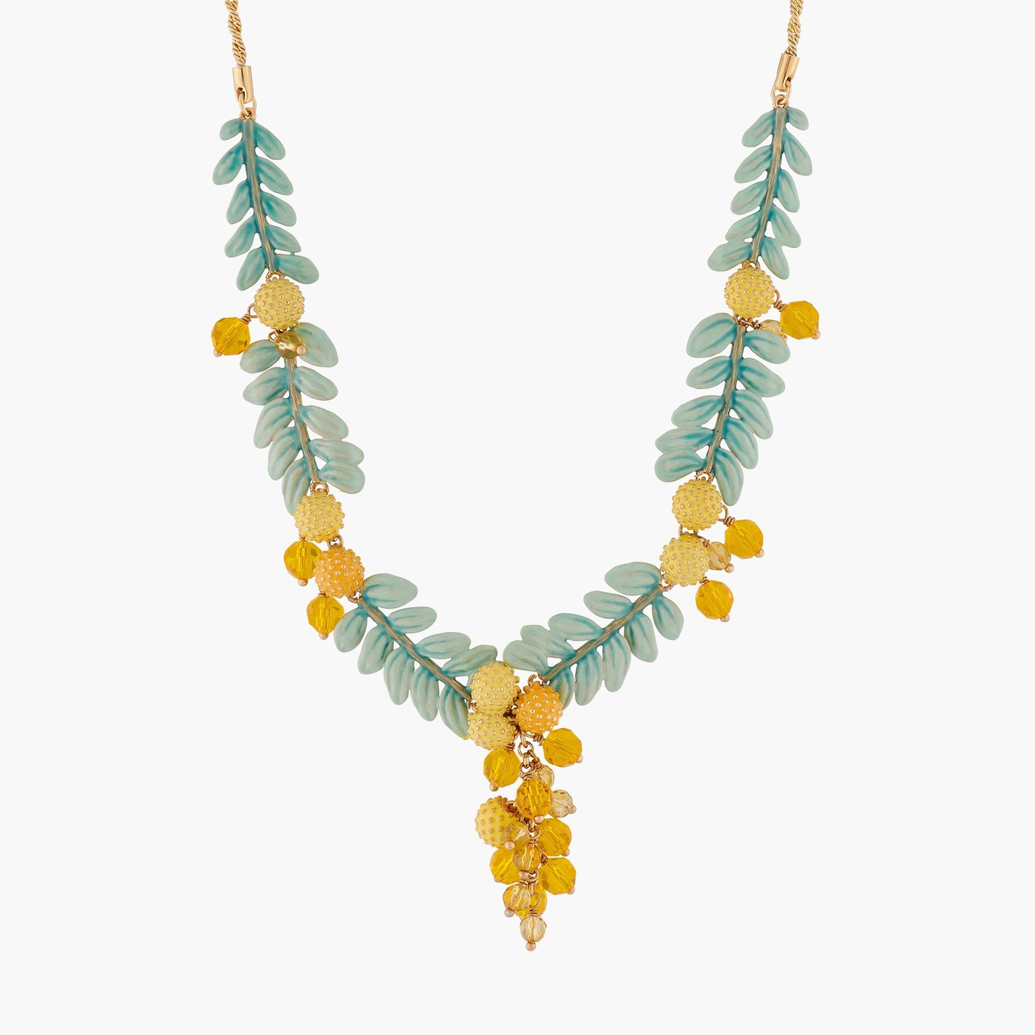 Mimosa Flowers Collar Necklace | ALPE3041 - Les Nereides