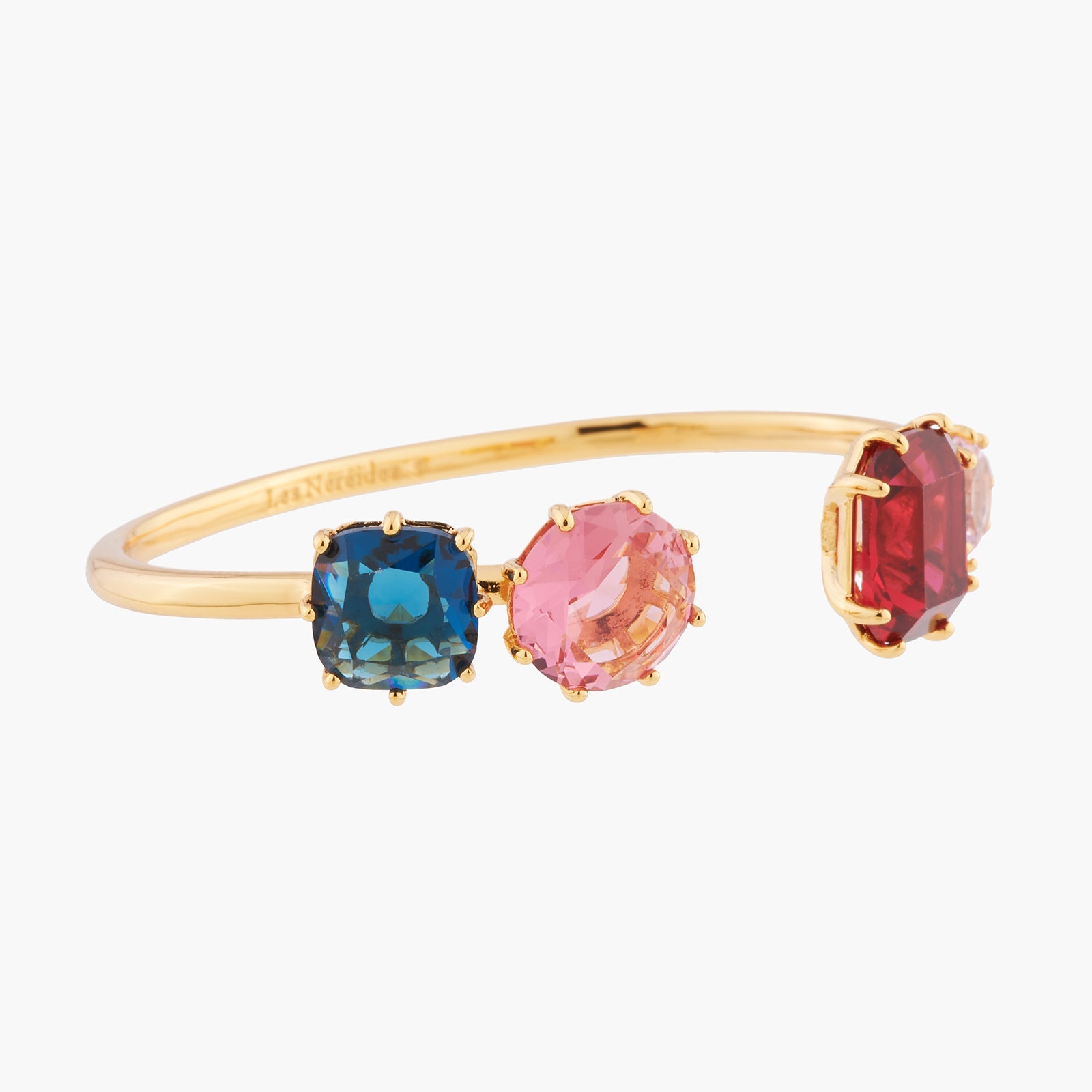 Multicoloured 4 Stones La Diamantine Bangle Bracelet | Akld254/11 - Les Nereides