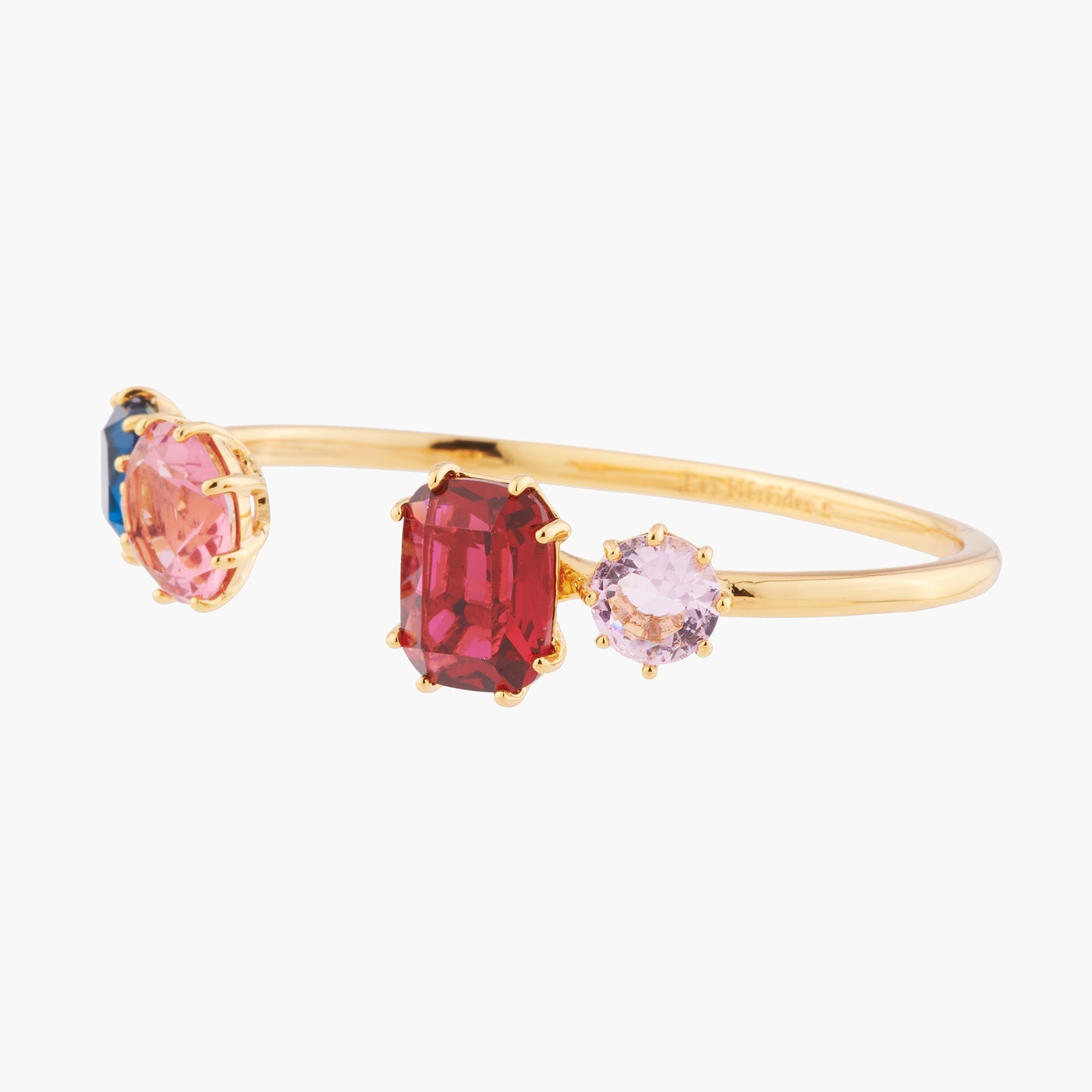 Multicoloured 4 Stones La Diamantine Bangle Bracelet | Akld254/11 - Les Nereides