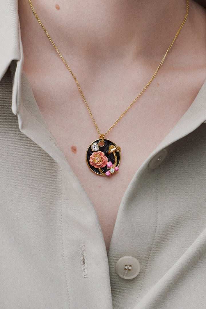 Mushroom Medallion Necklace | AWBB3061 - Les Nereides