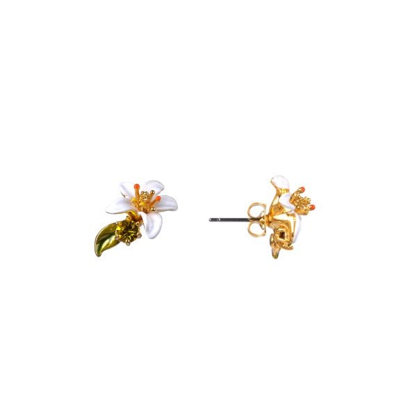 Orange Blossom Tube Earrings | ABJP113/1 - Les Nereides