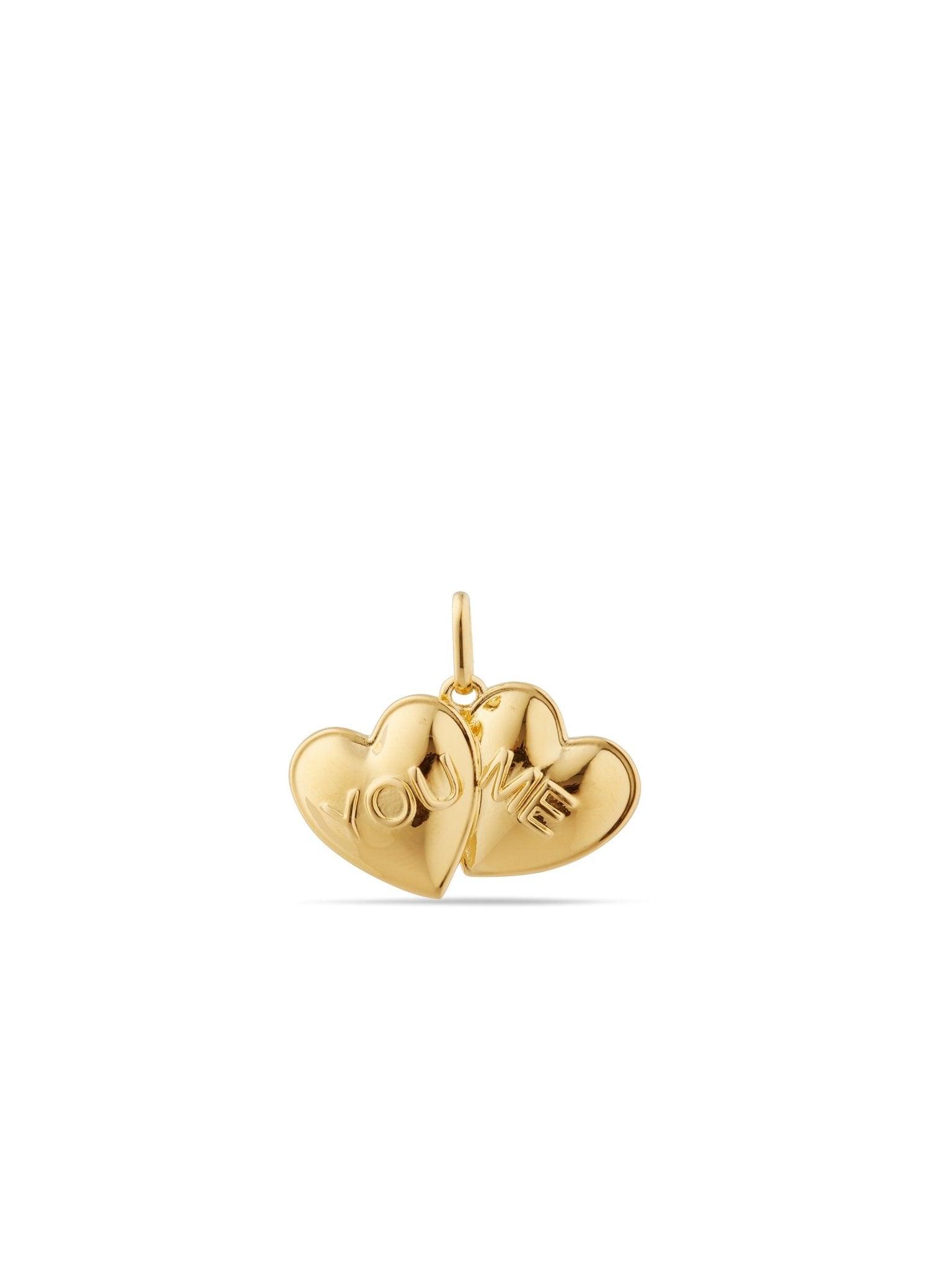 Pair Of Hearts Pendant | AUPE4141 - Les Nereides