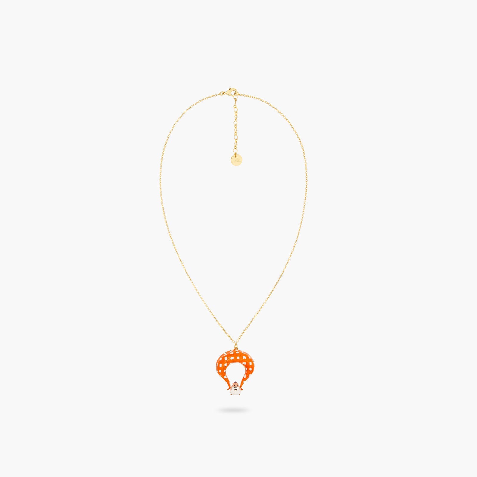 Parachutist Hamster Pendant Necklace | ATTO3041 - Les Nereides