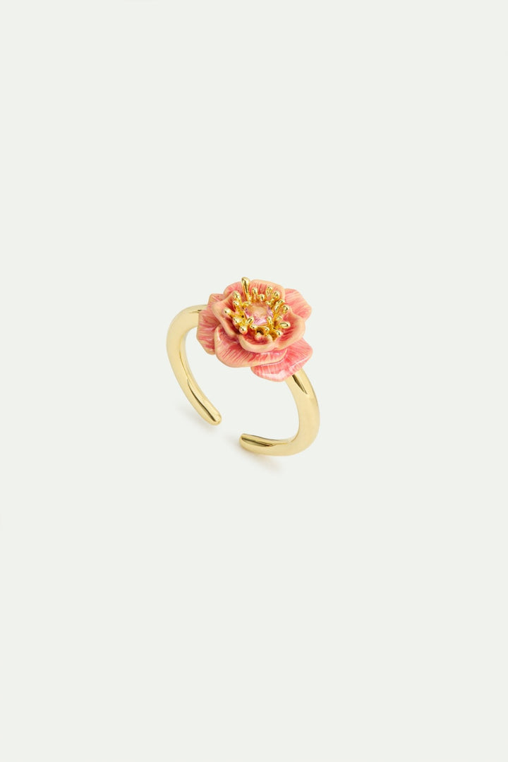 Pink Anemone Adjustable Ring | AWBB6031 - Les Nereides