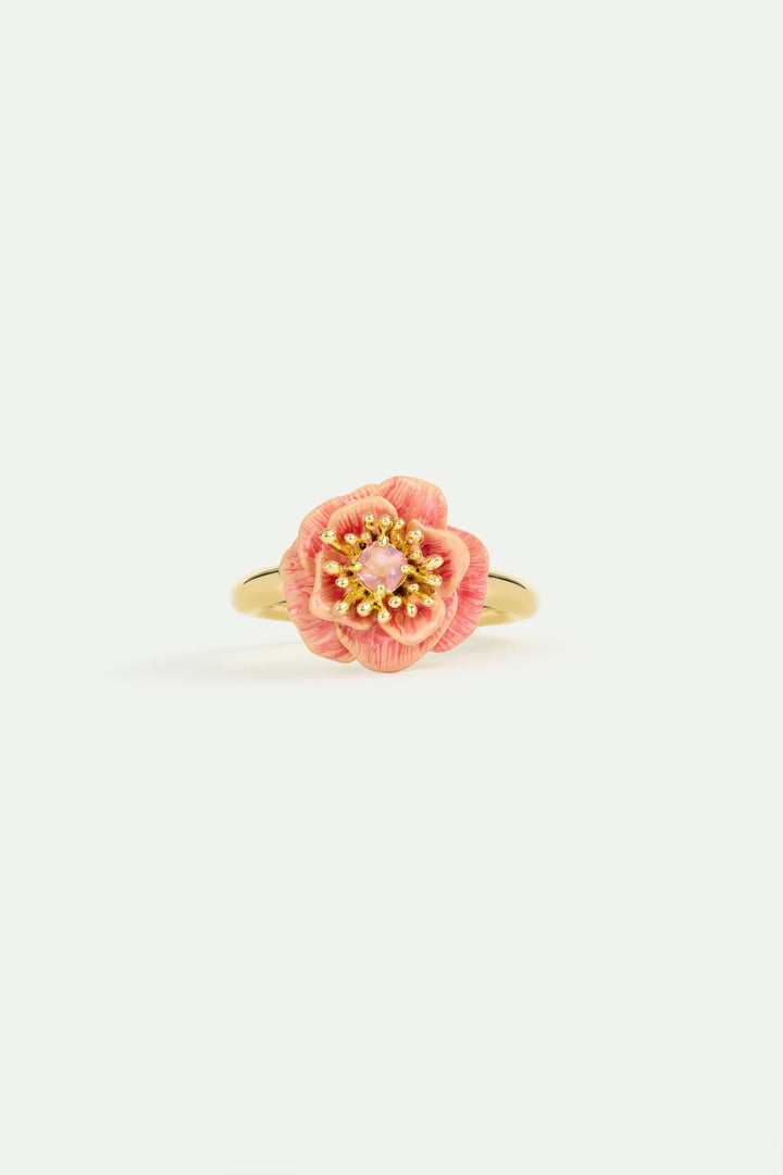 Pink Anemone Adjustable Ring | AWBB6031 - Les Nereides