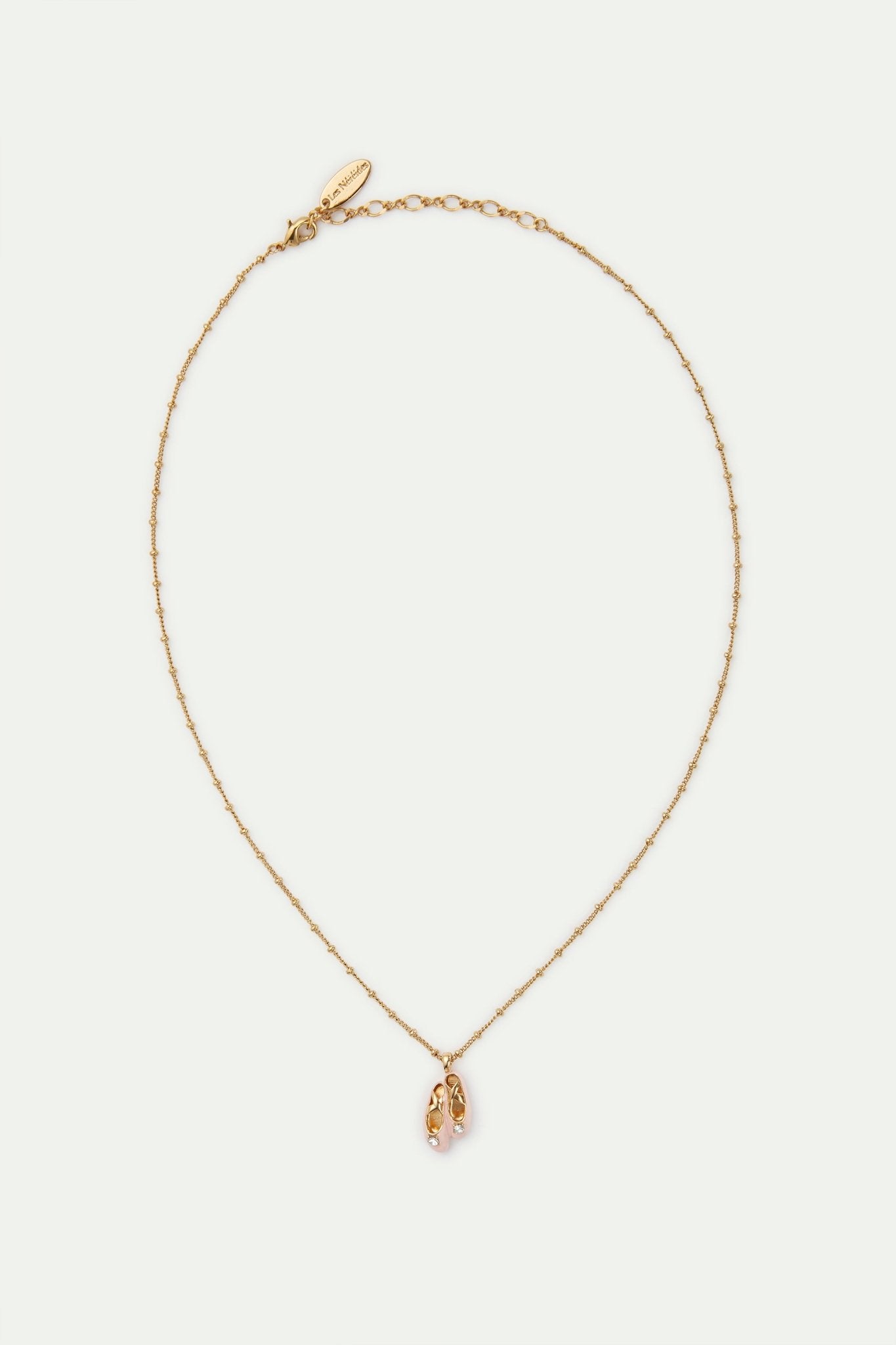 Pink ballet slipper pendant necklace | AVOP3031 - Les Nereides