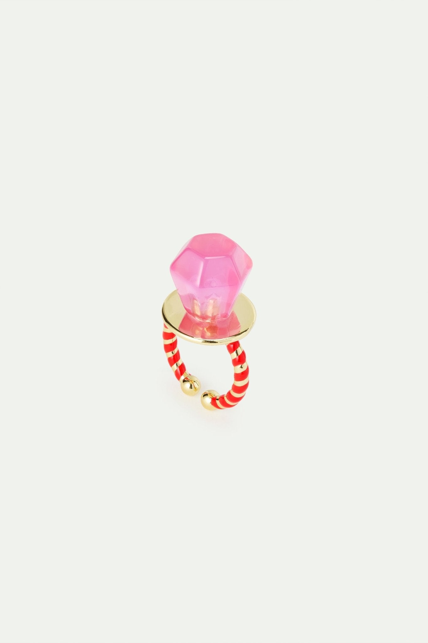 Pink Lollipop Ajustable Ring | AWMC6031 - Les Nereides