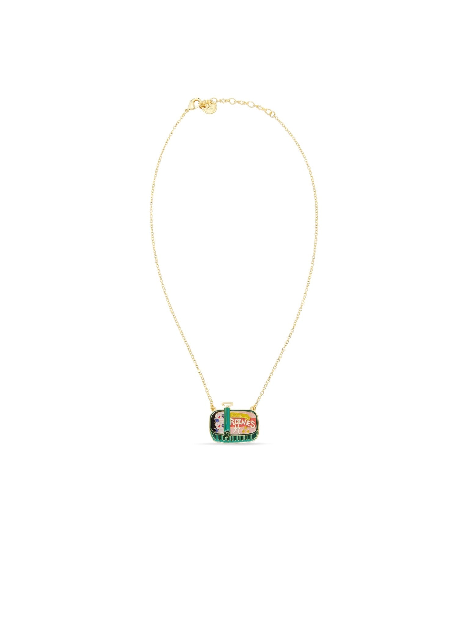 Pisces Astrological Sign Pendant Necklace | AUSA3121 - Les Nereides