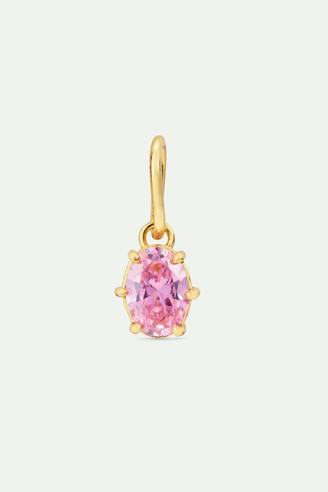 Powder Pink Stone Pendant, Goodwill And Emotion | AWPE4251 - Les Nereides